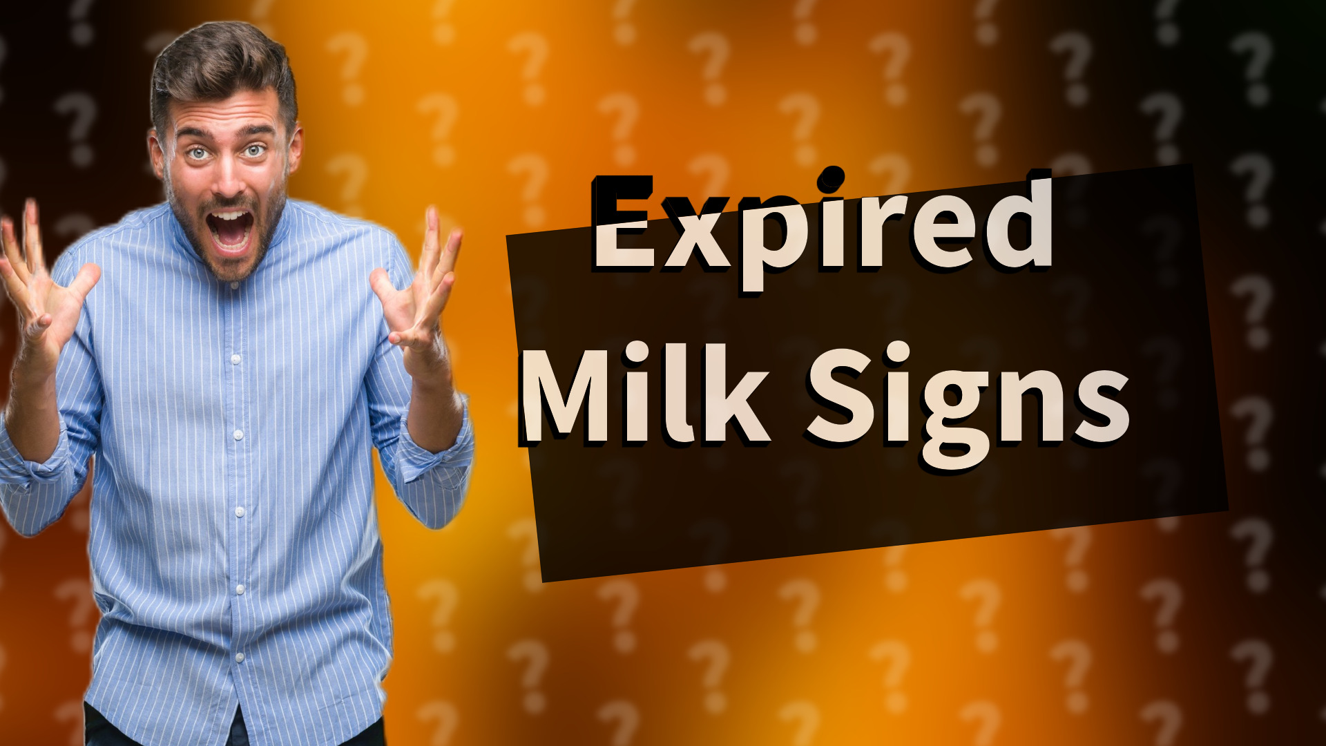 Expired Milk Signs