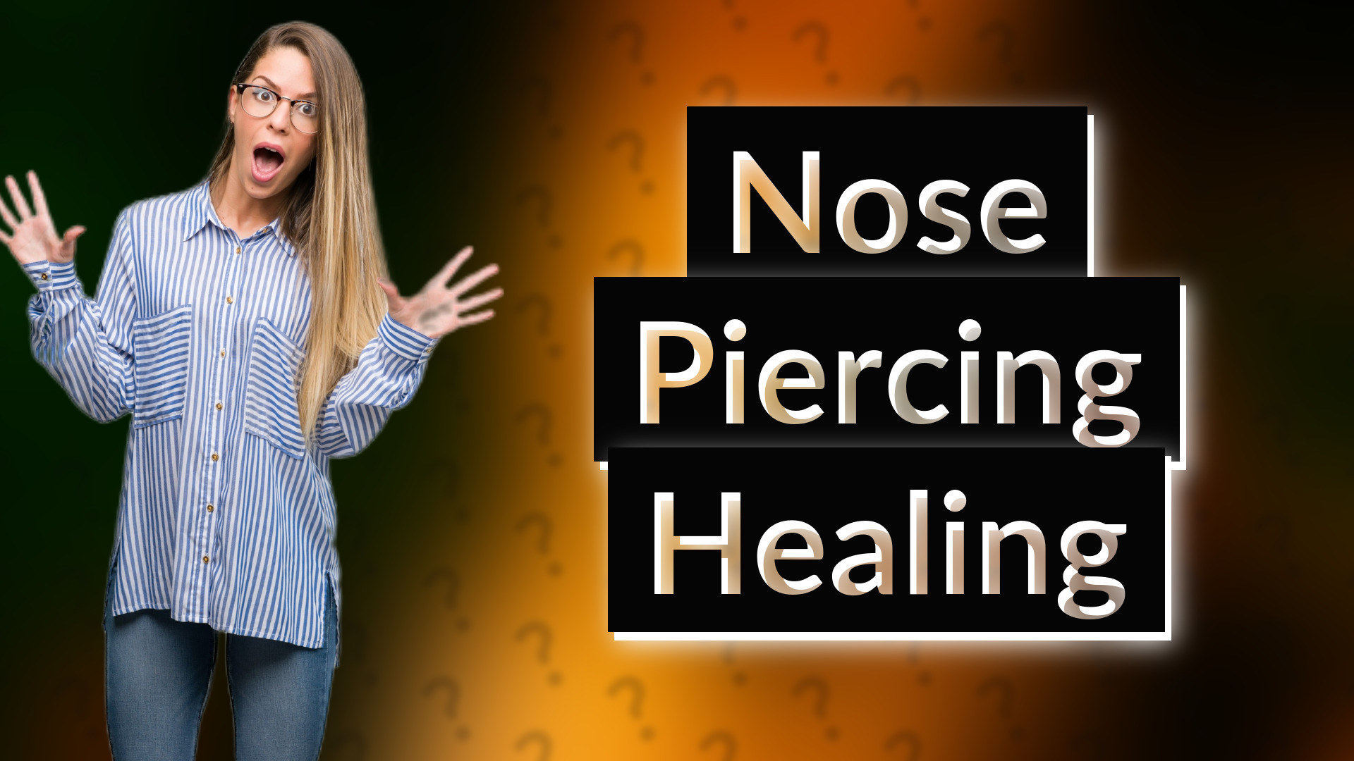 Nose Piercing Healing