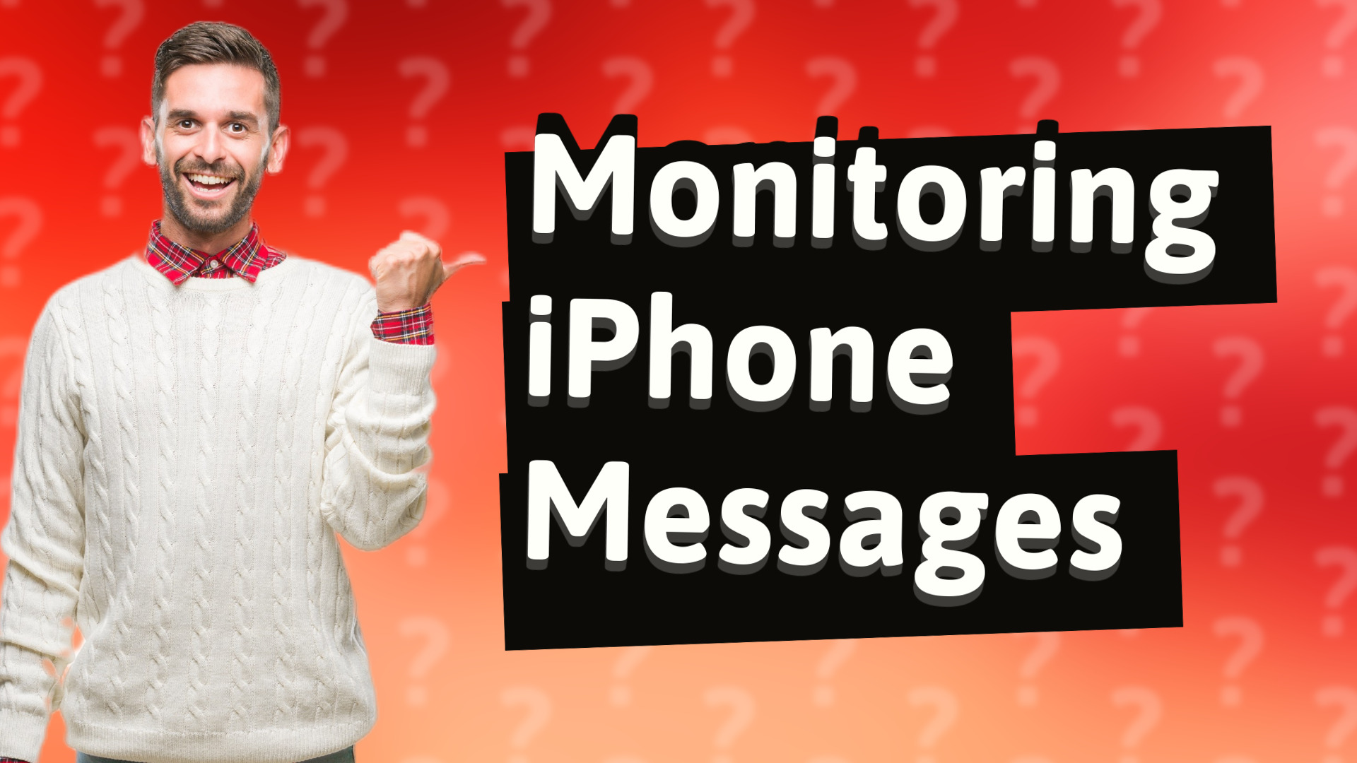 Monitoring iPhone Messages