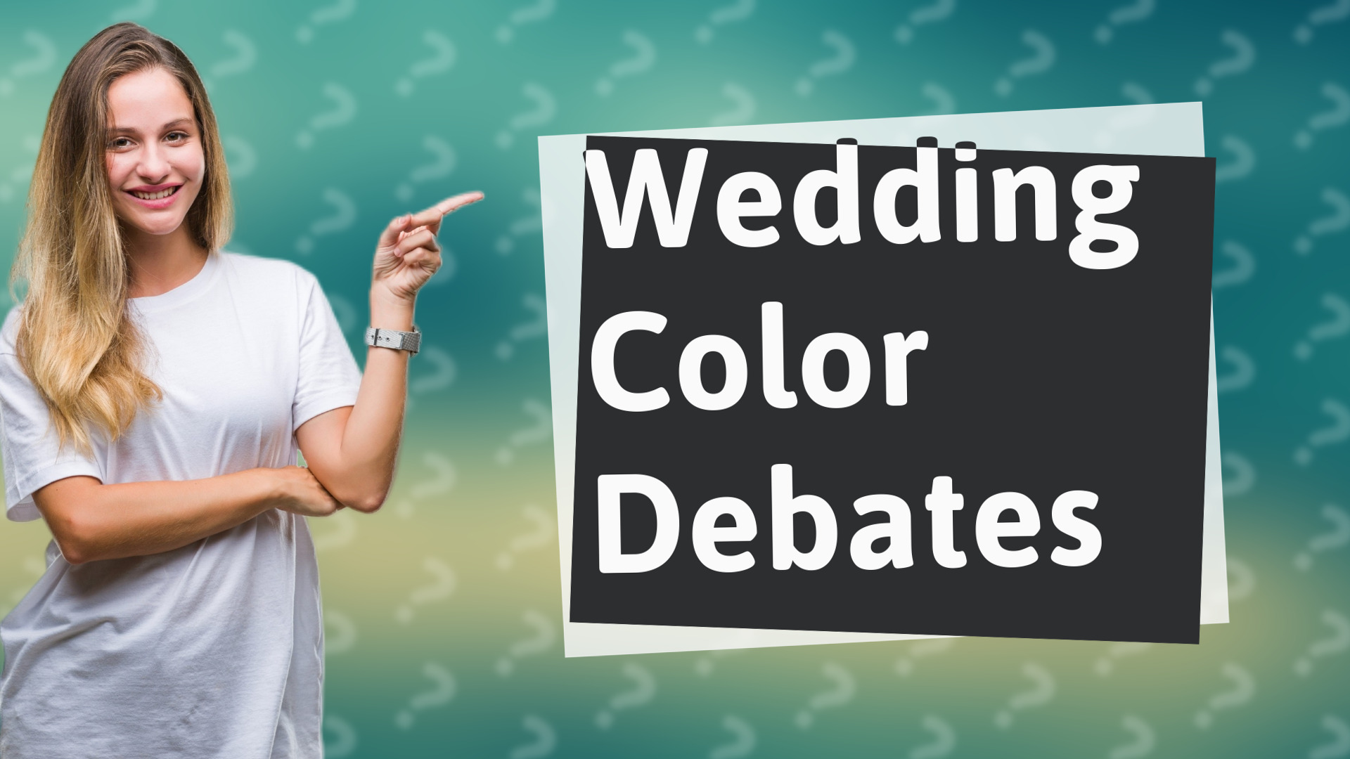 Wedding Color Debates