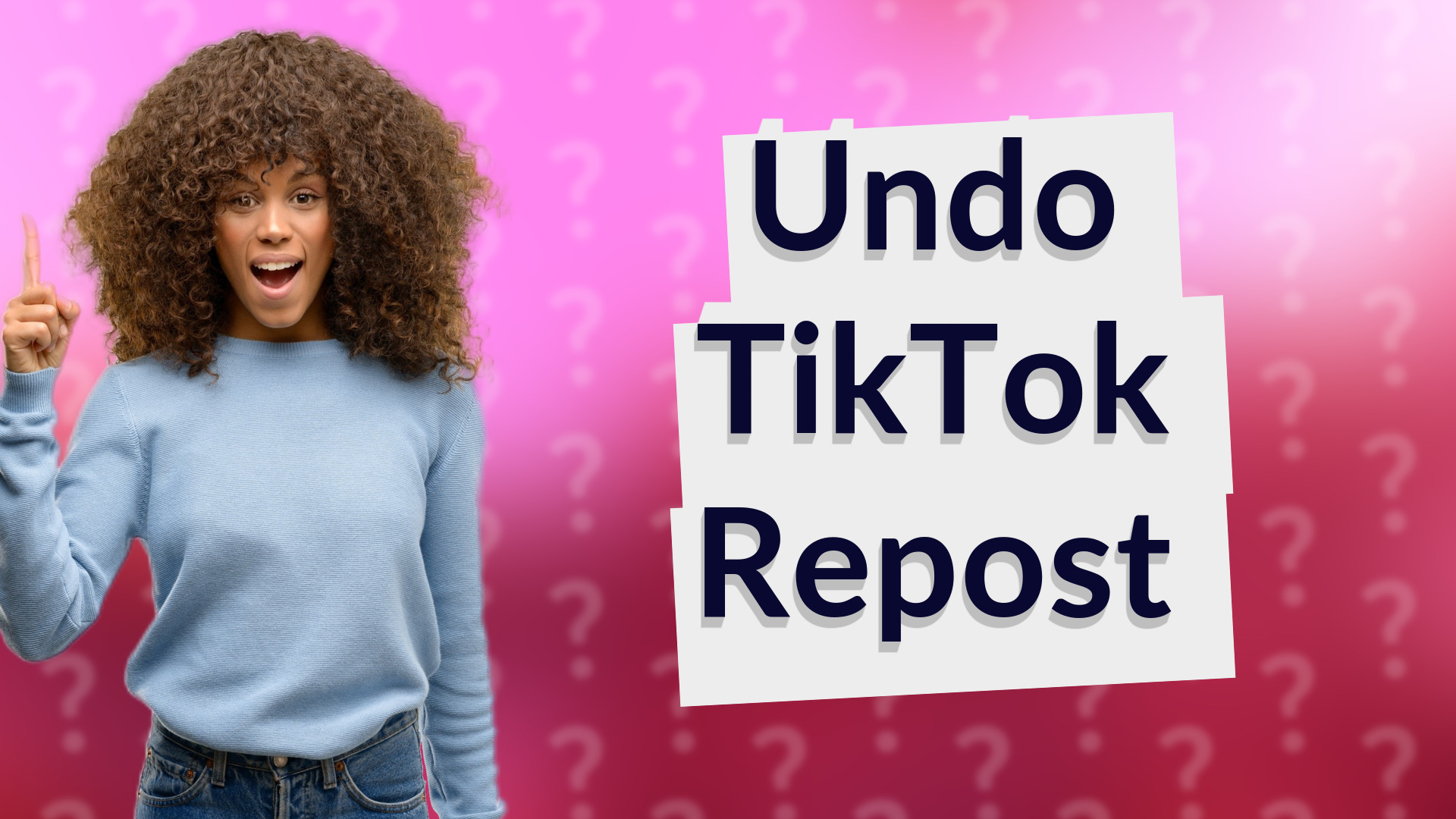 Undo TikTok Repost