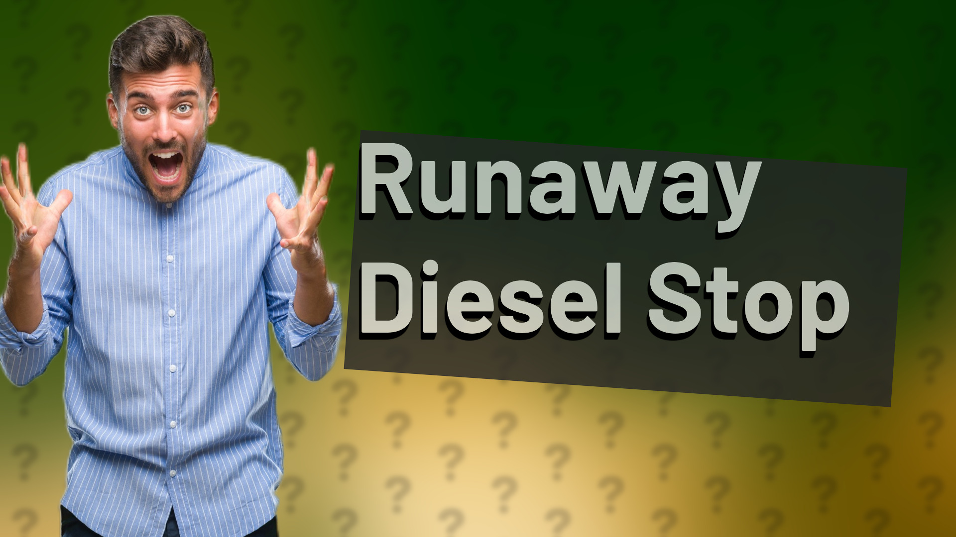 Runaway Diesel Stop