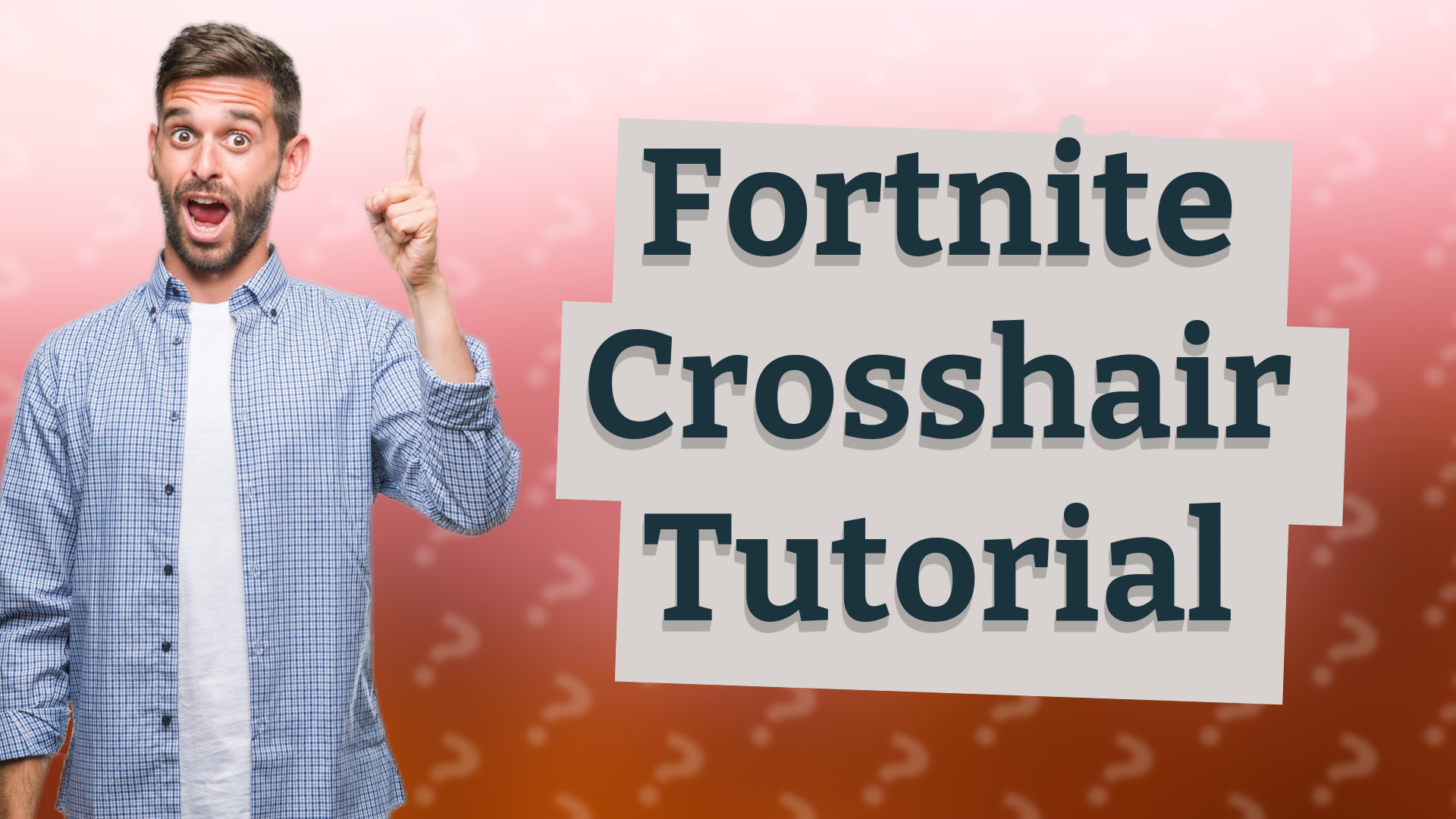 Fortnite Crosshair Tutorial