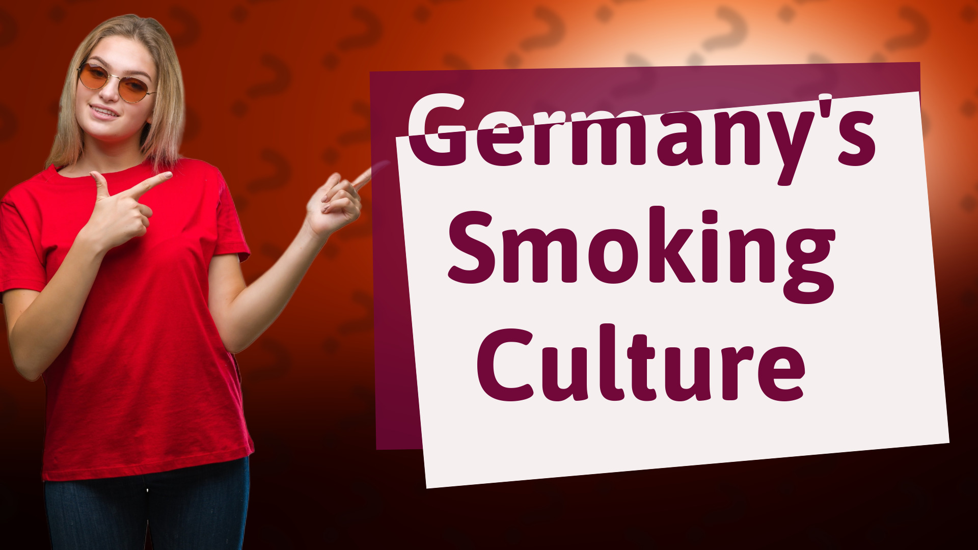 Germany's Smoking Culture
