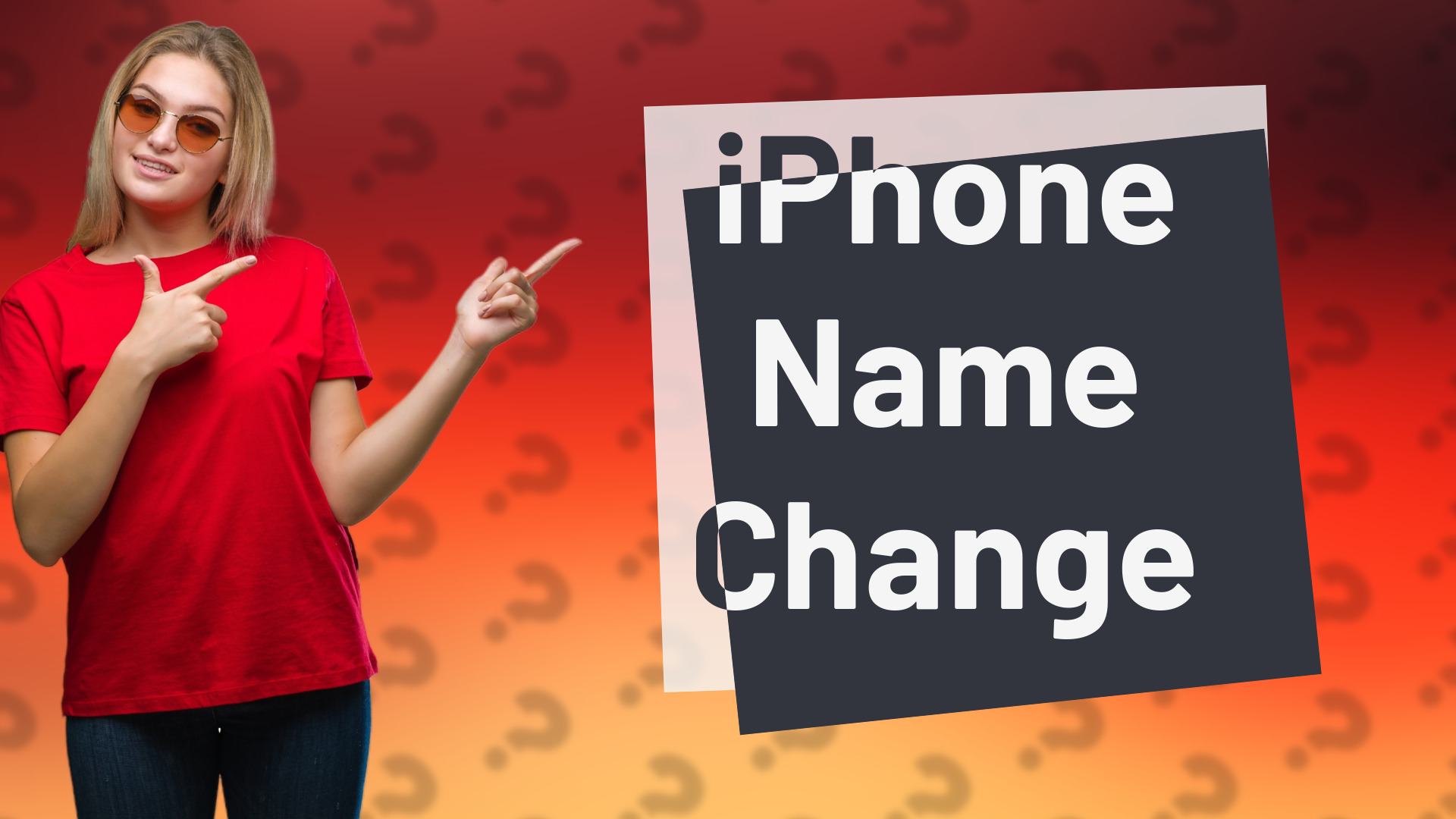 iPhone Name Change