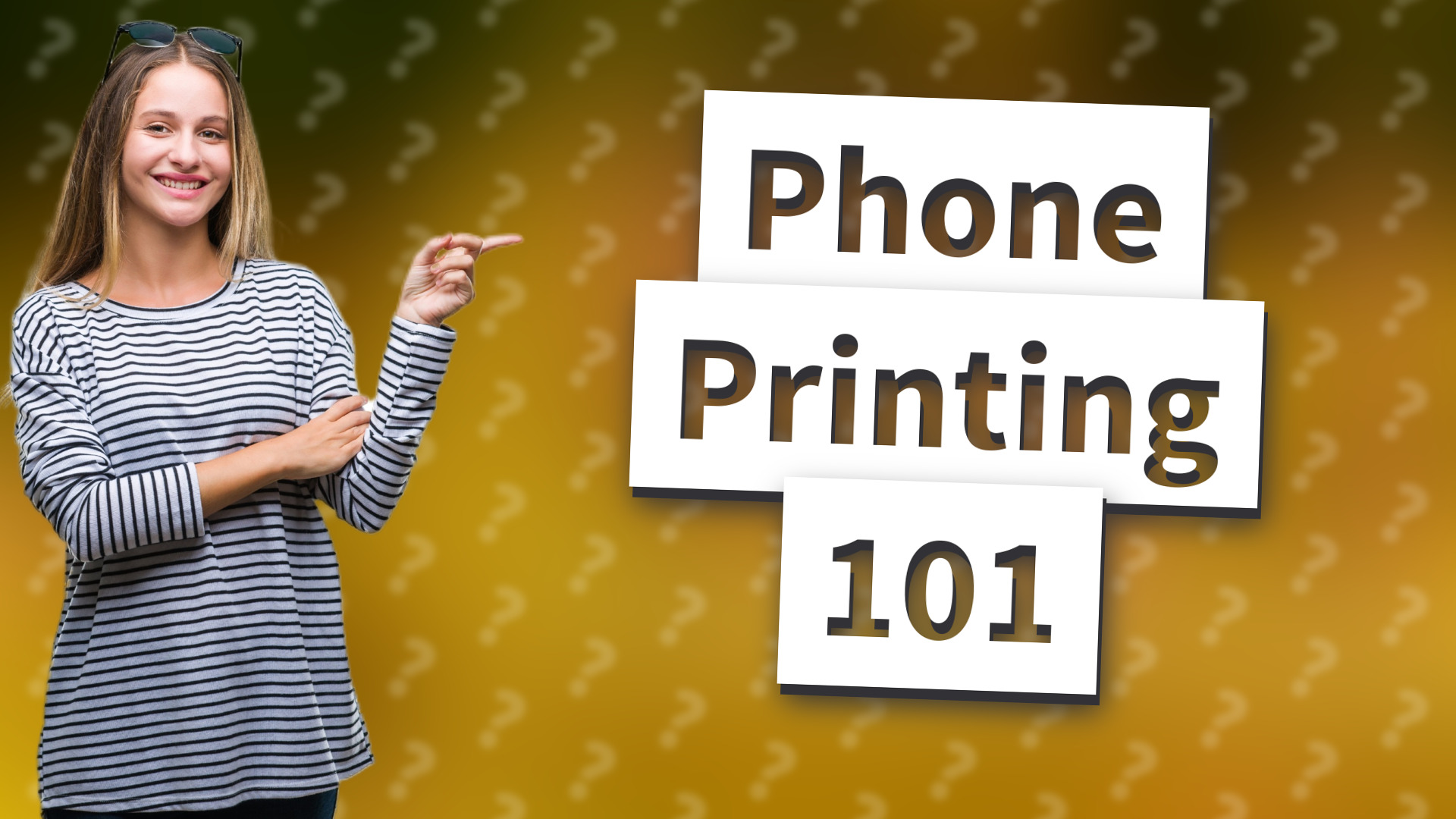 Phone Printing 101