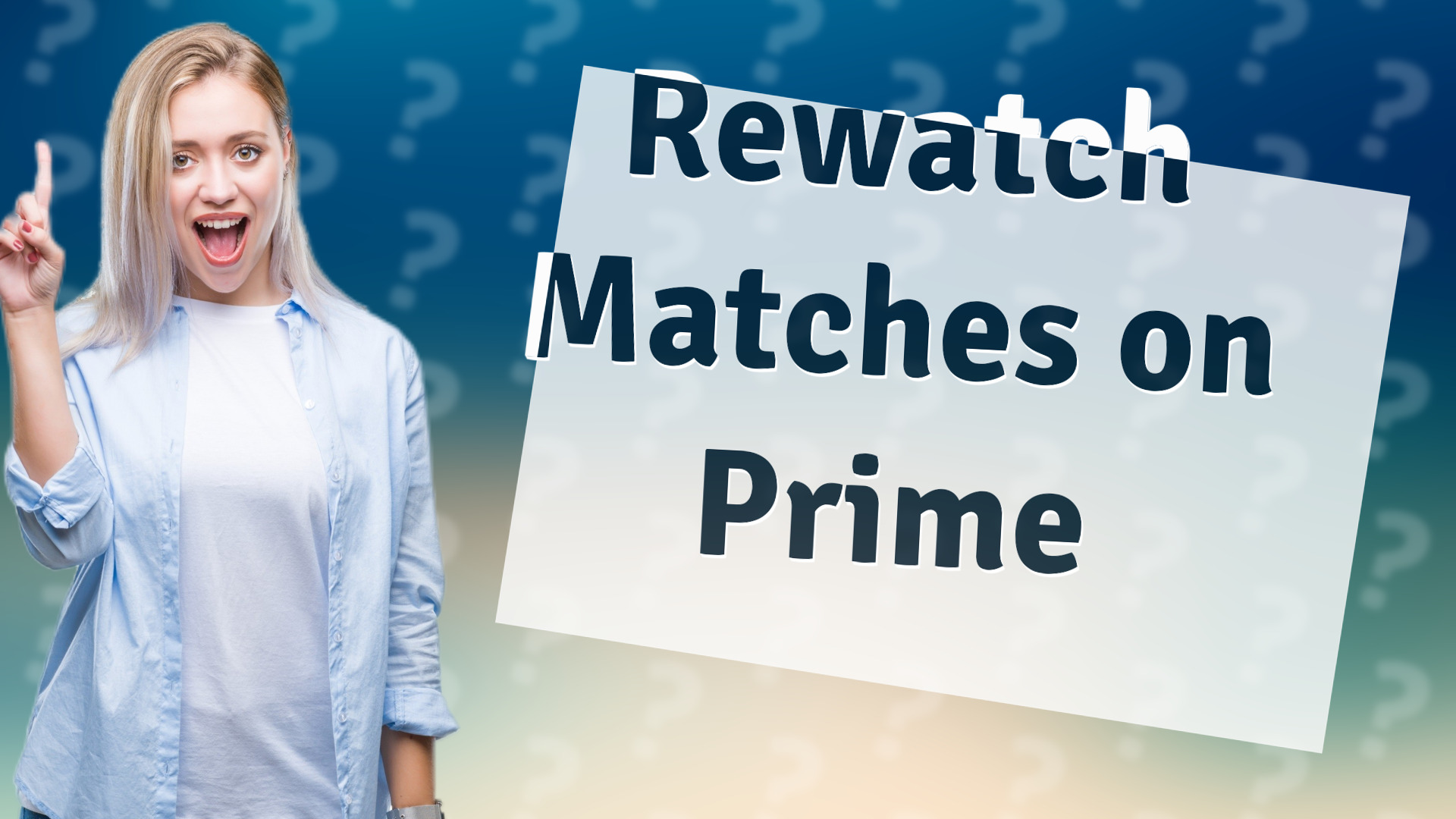 Rewatch Matches on Prime