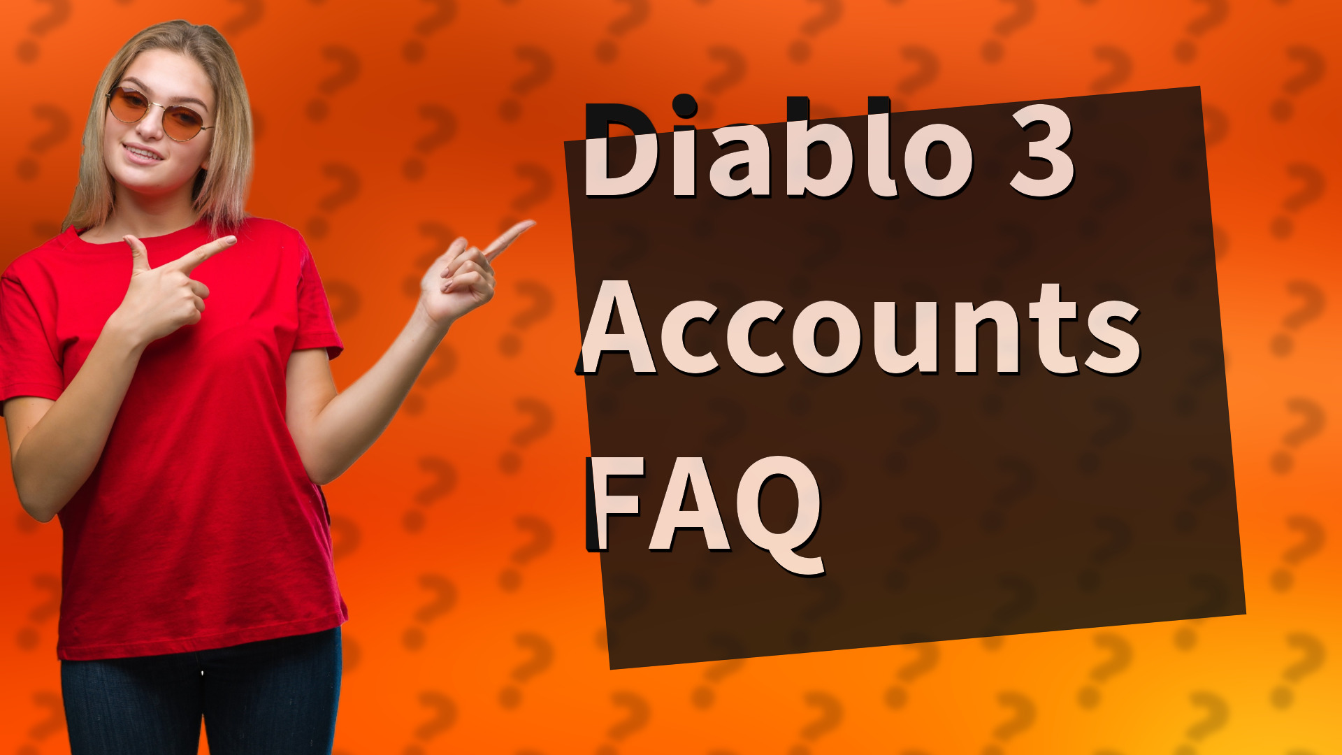 Diablo 3 Accounts FAQ