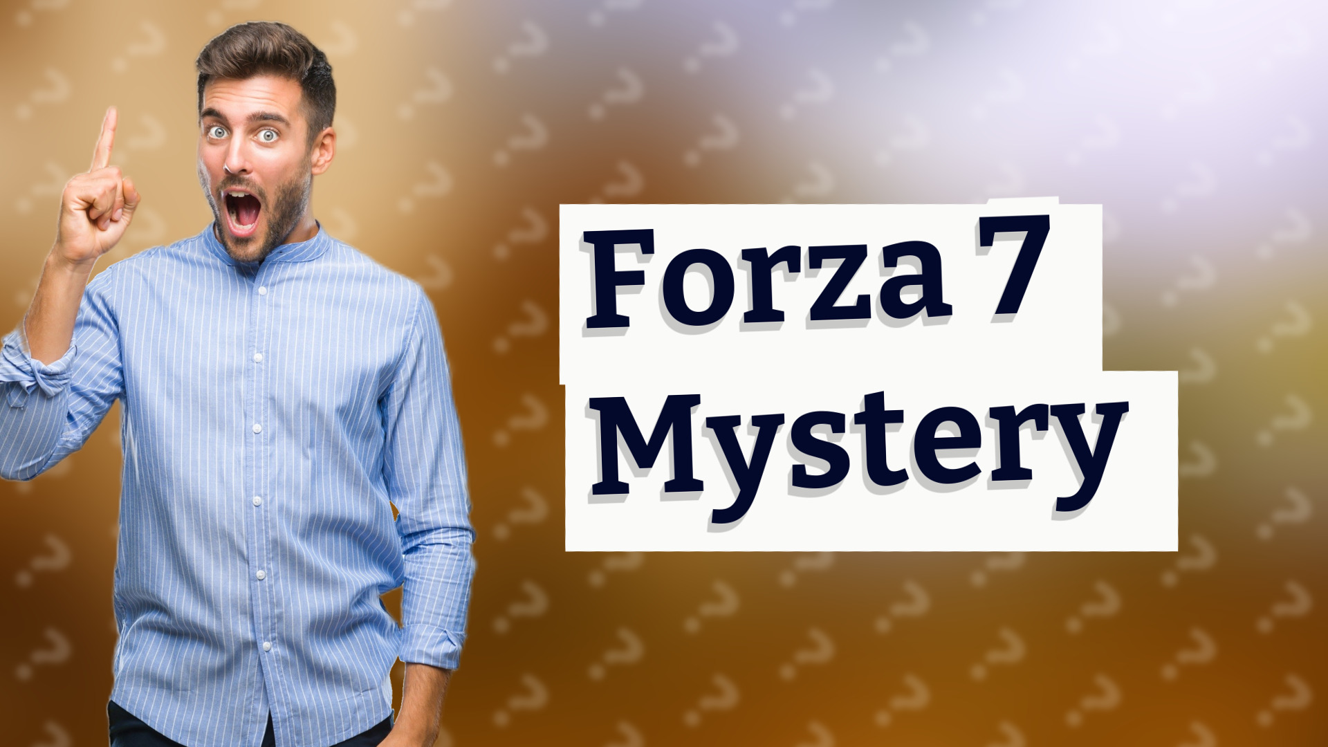 Forza 7 Mystery