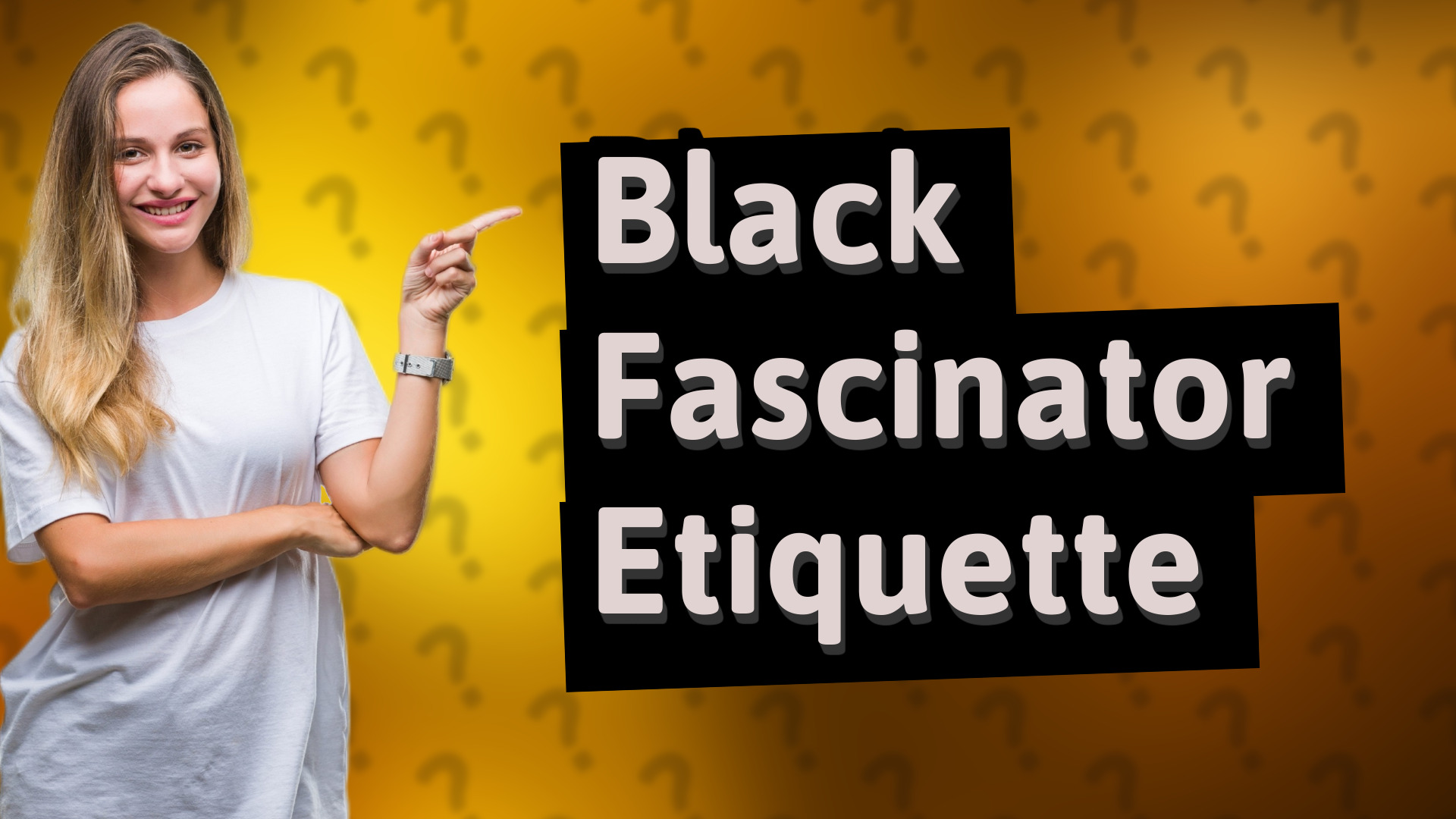 Black Fascinator Etiquette