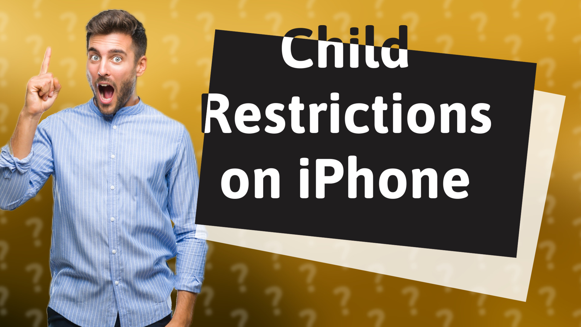 Child Restrictions on iPhone