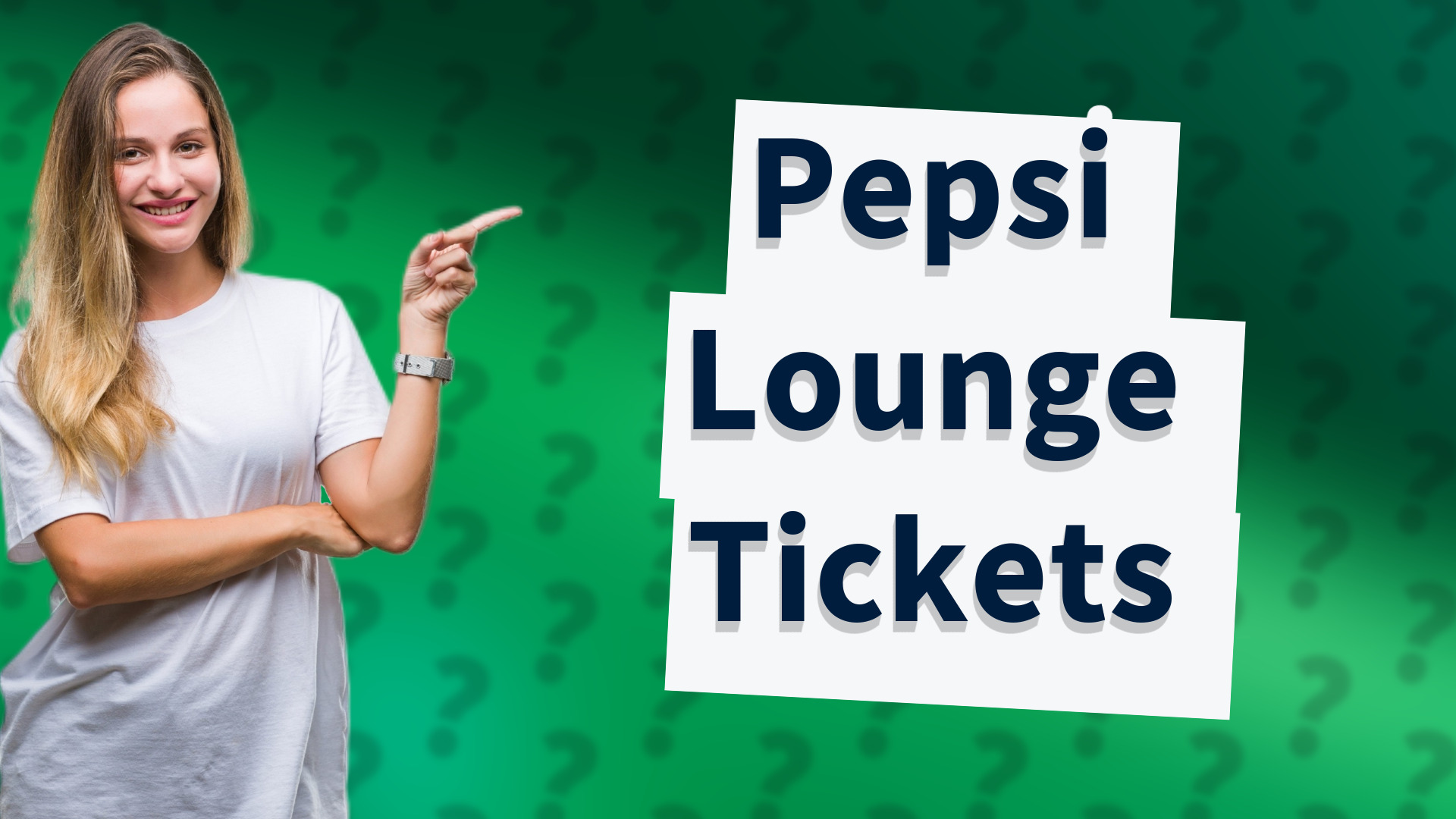 Pepsi Lounge Tickets