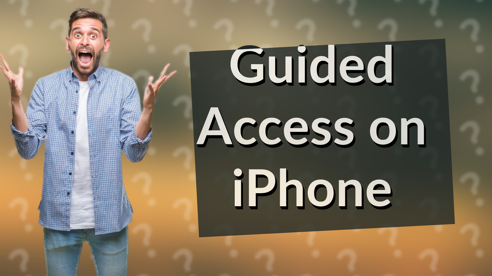 Guided Access on iPhone