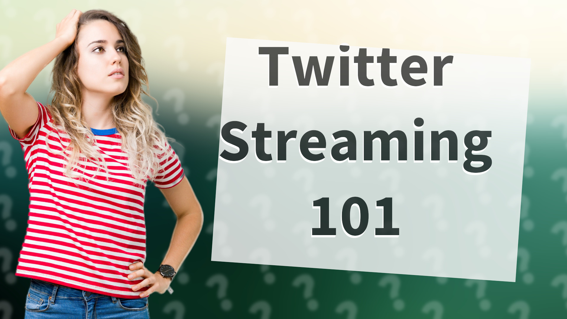 Twitter Streaming 101