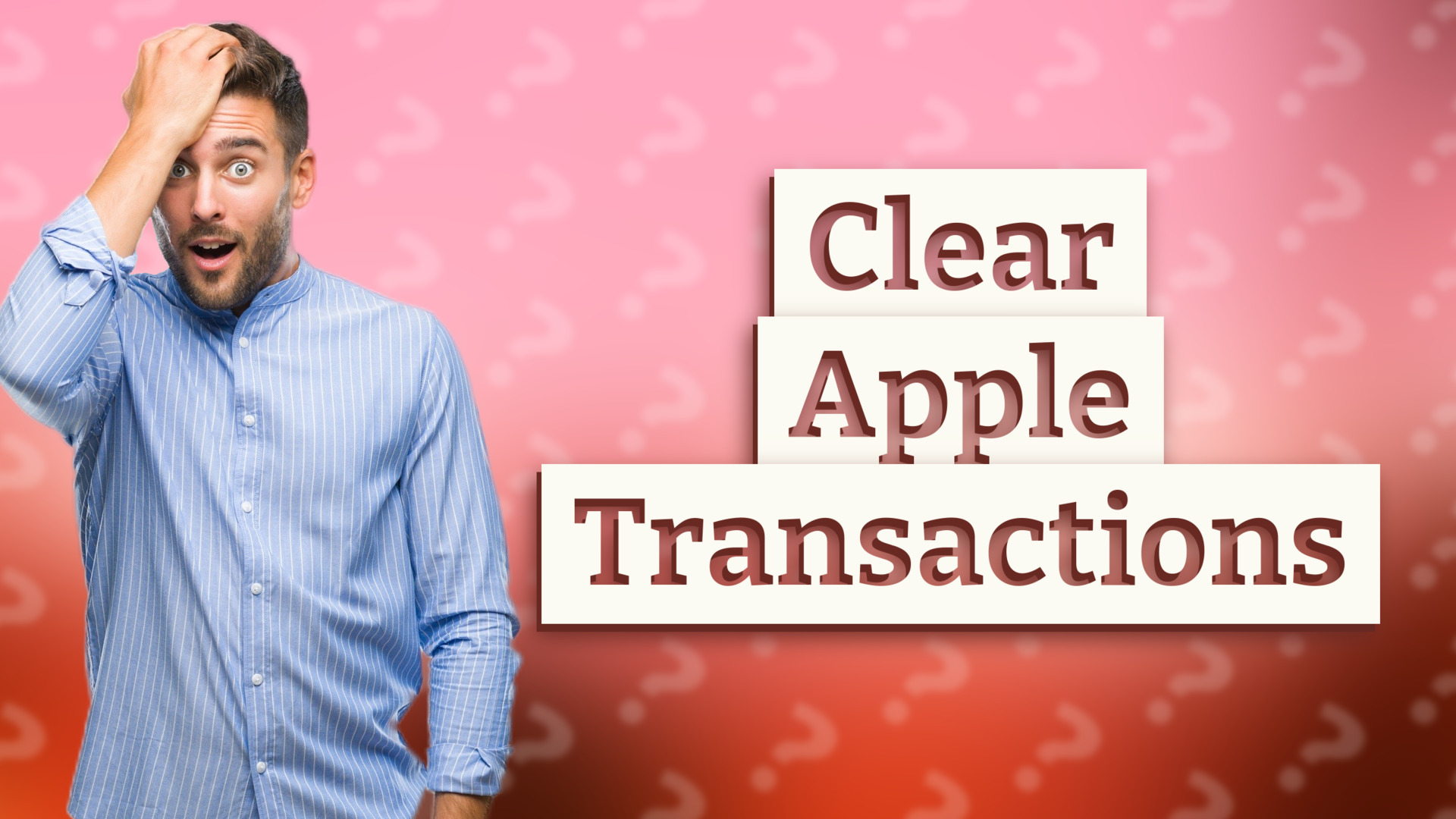 Clear Apple Transactions