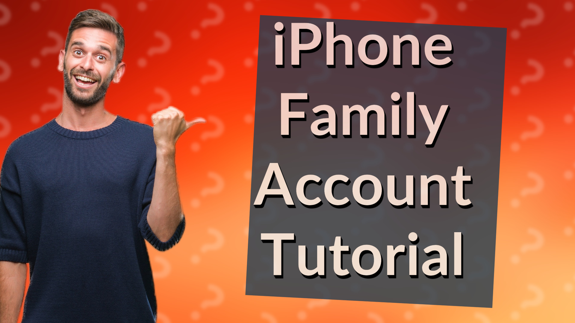 iPhone Family Account Tutorial