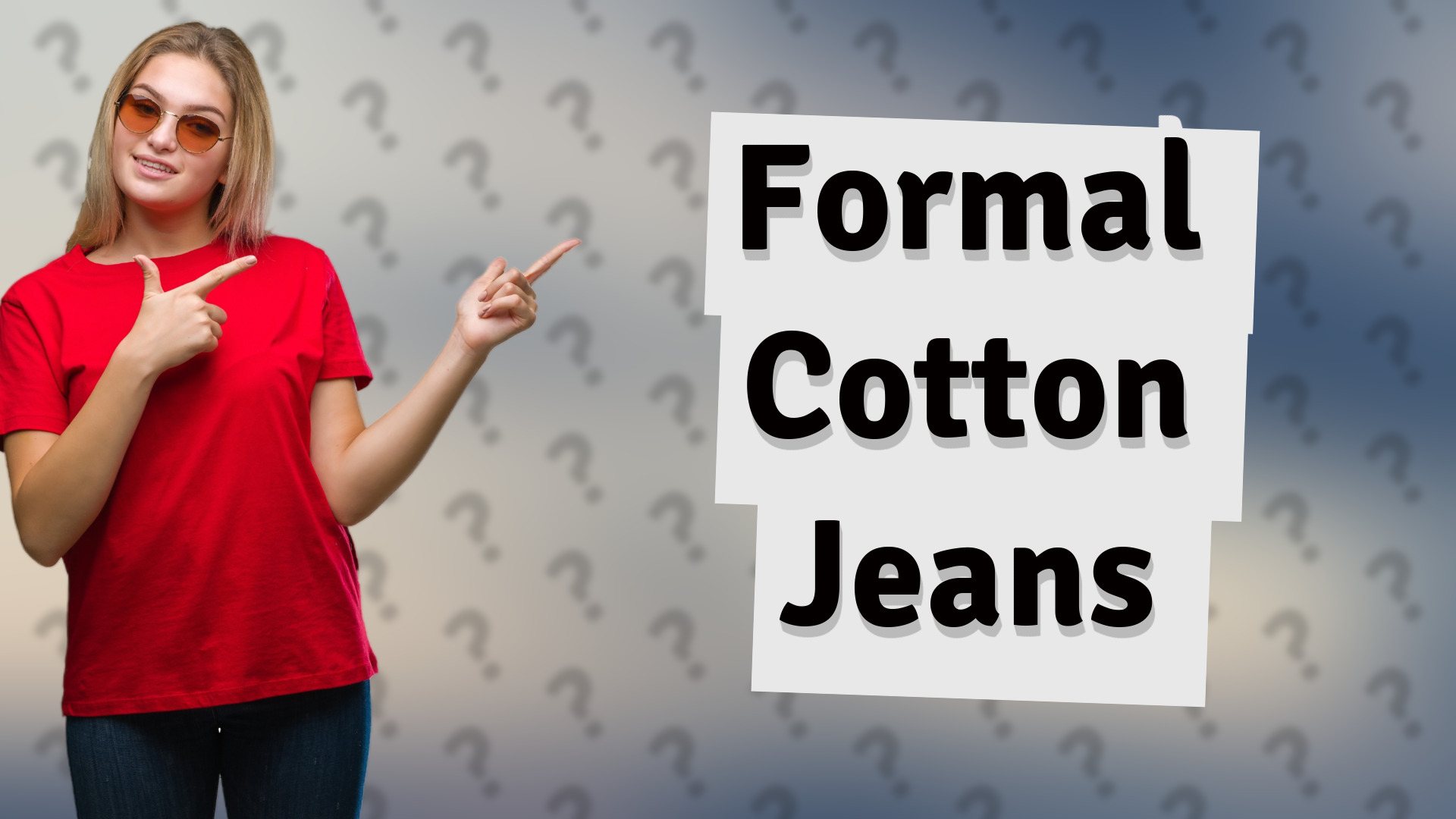 Formal Cotton Jeans