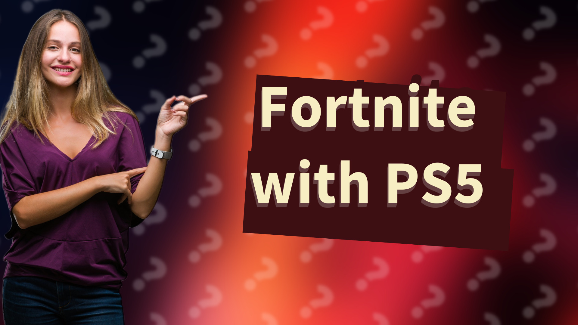 Fortnite with PS5