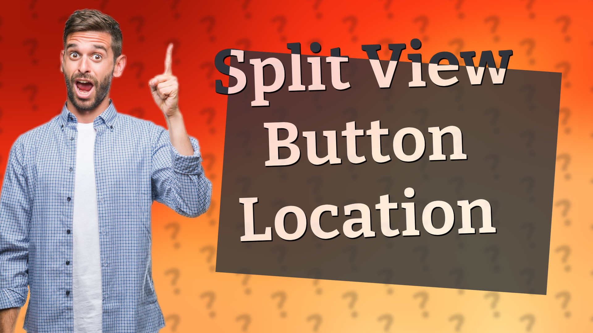 Split View Button Location