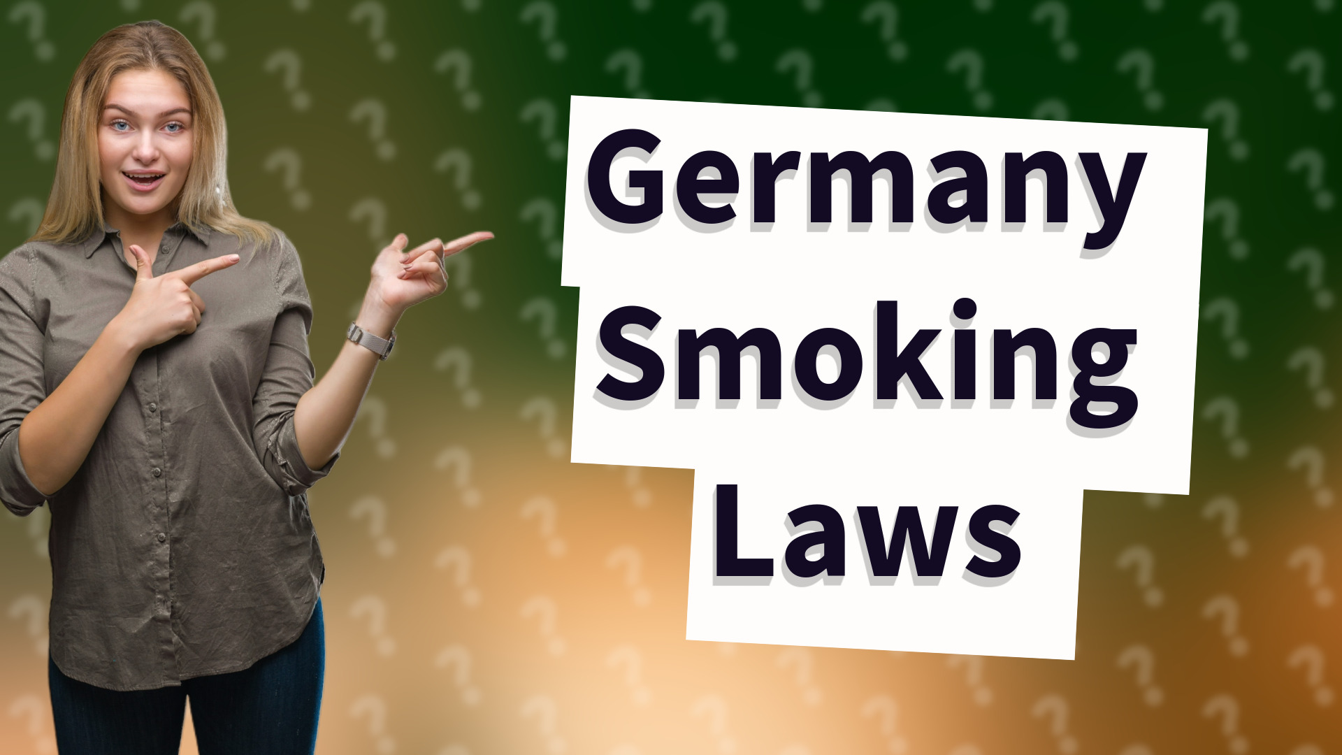 Germany Smoking Laws