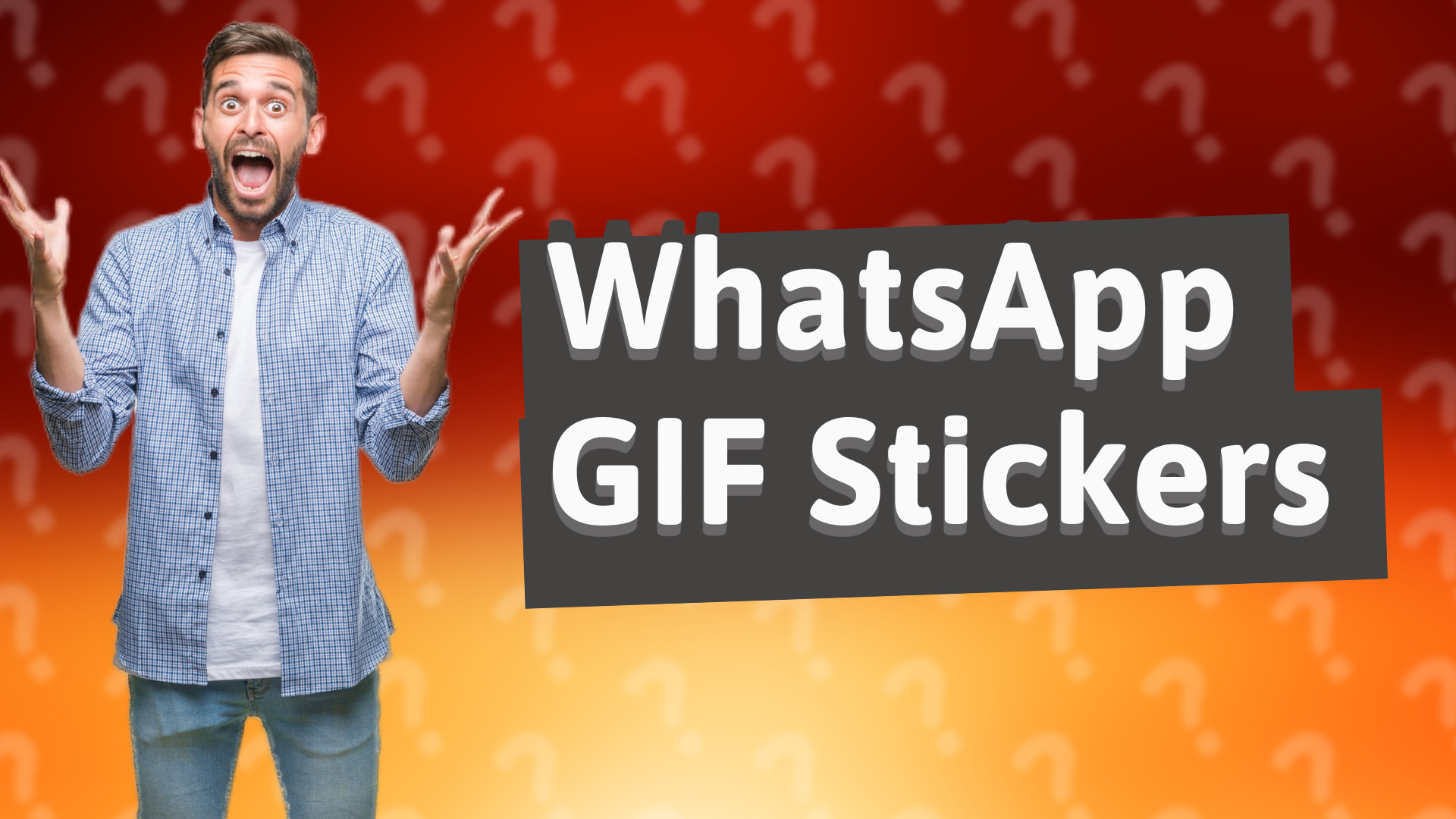WhatsApp GIF Stickers