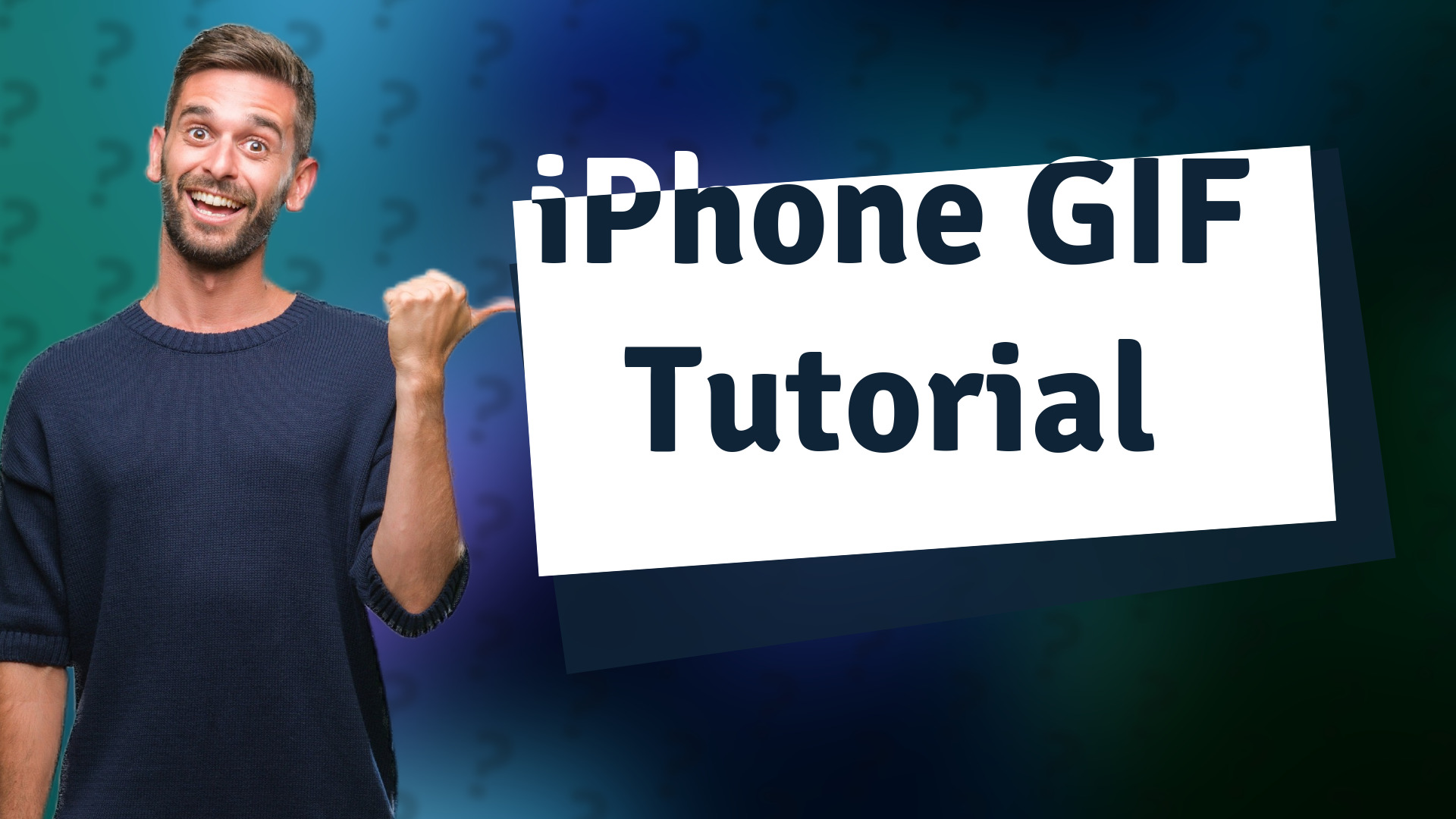 iPhone GIF Tutorial