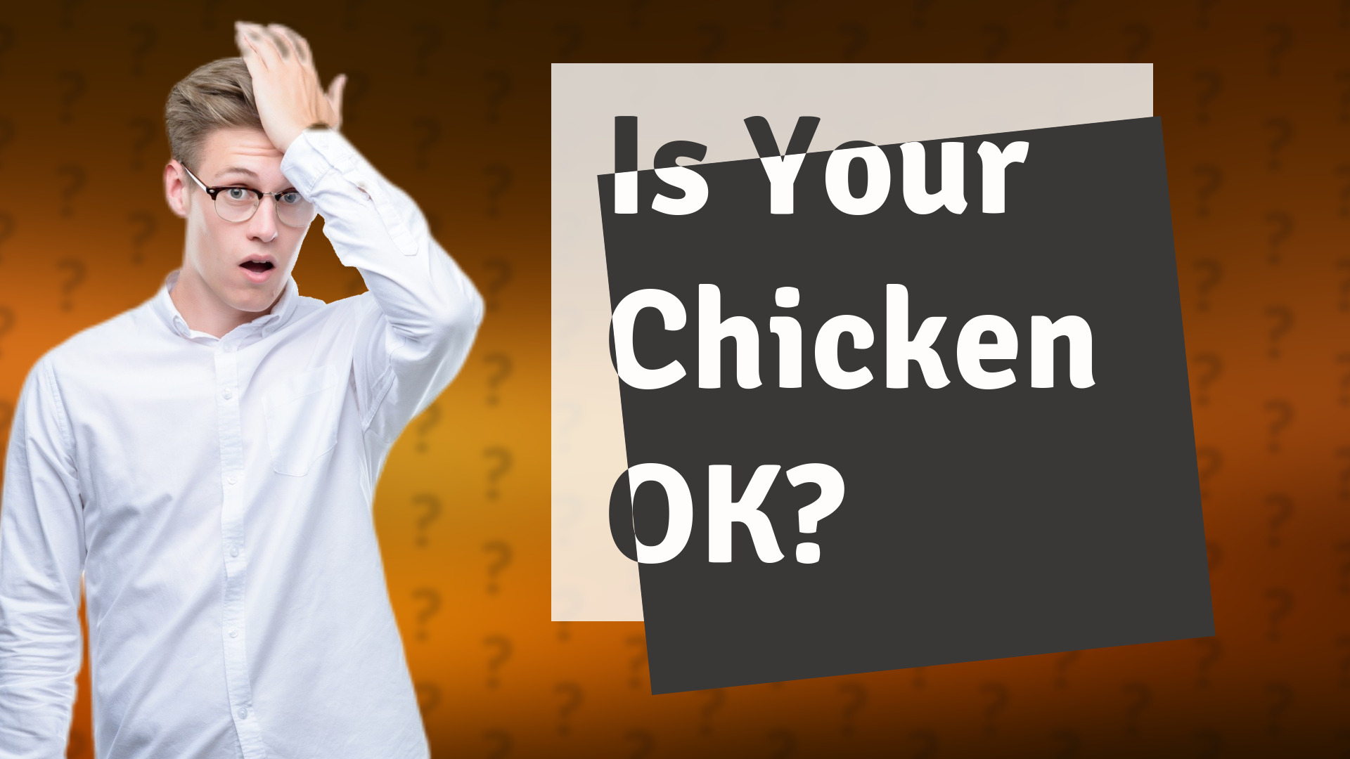 Is Your Chicken OK?