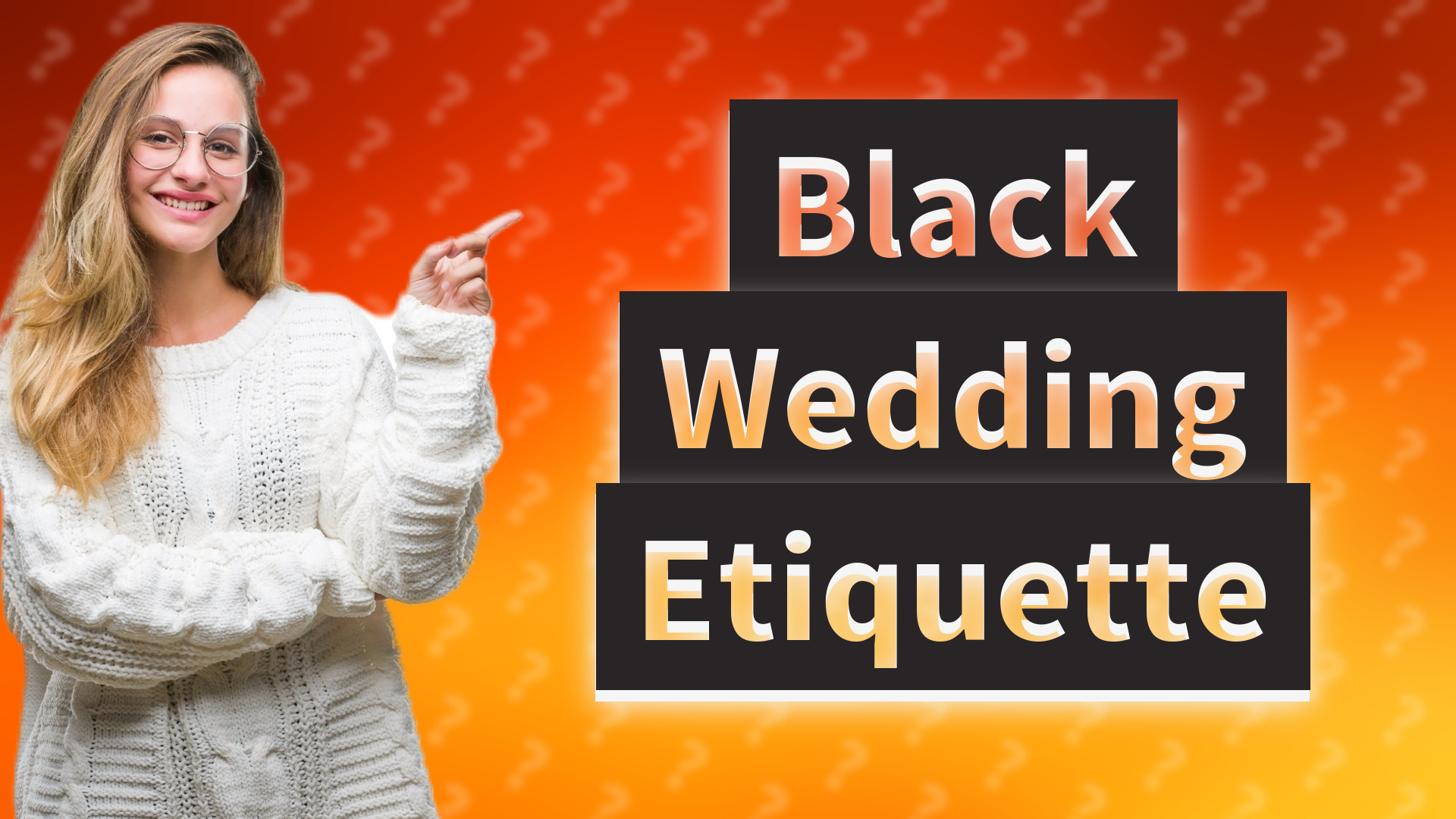 Black Wedding Etiquette