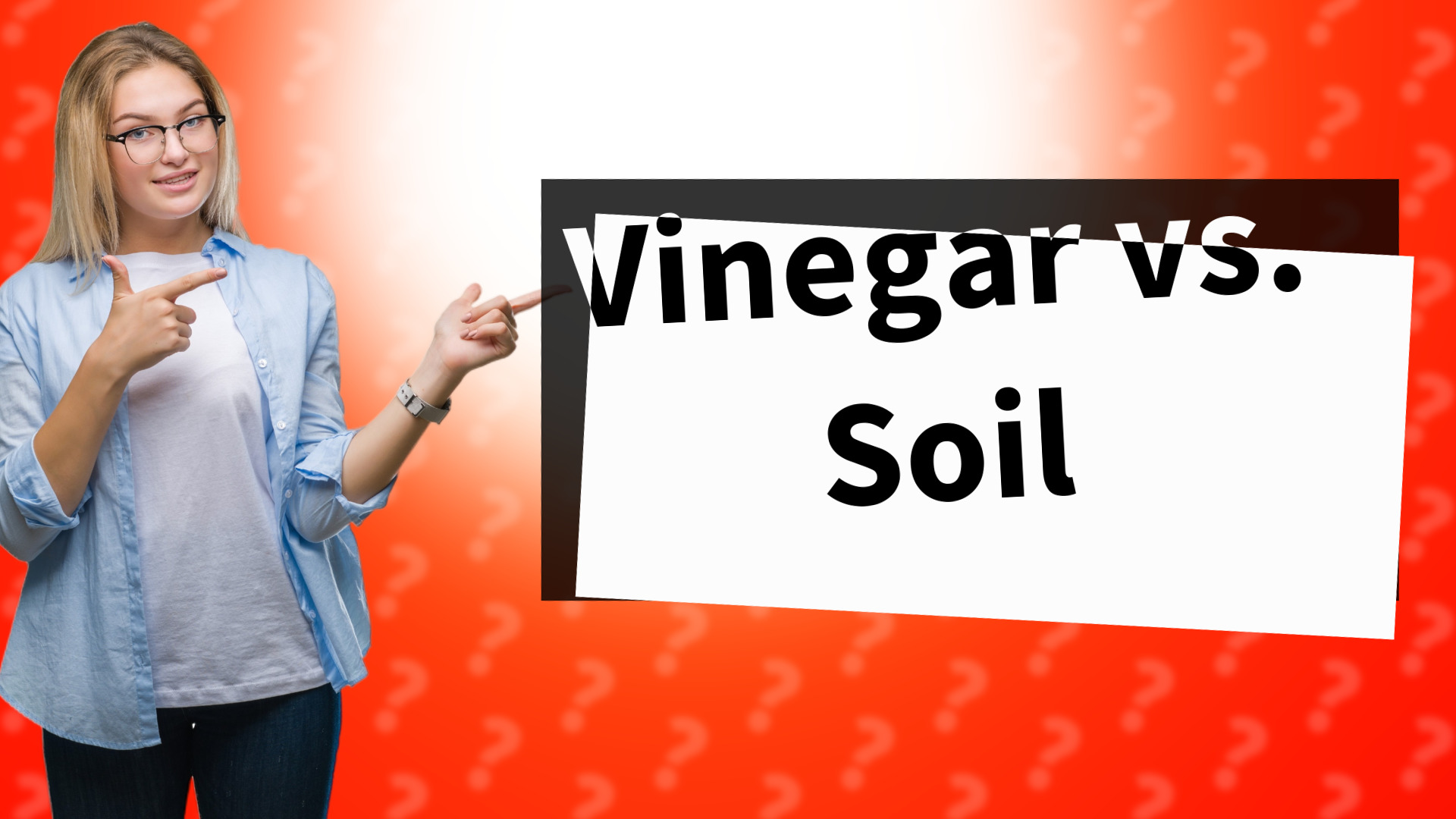 Vinegar vs. Soil