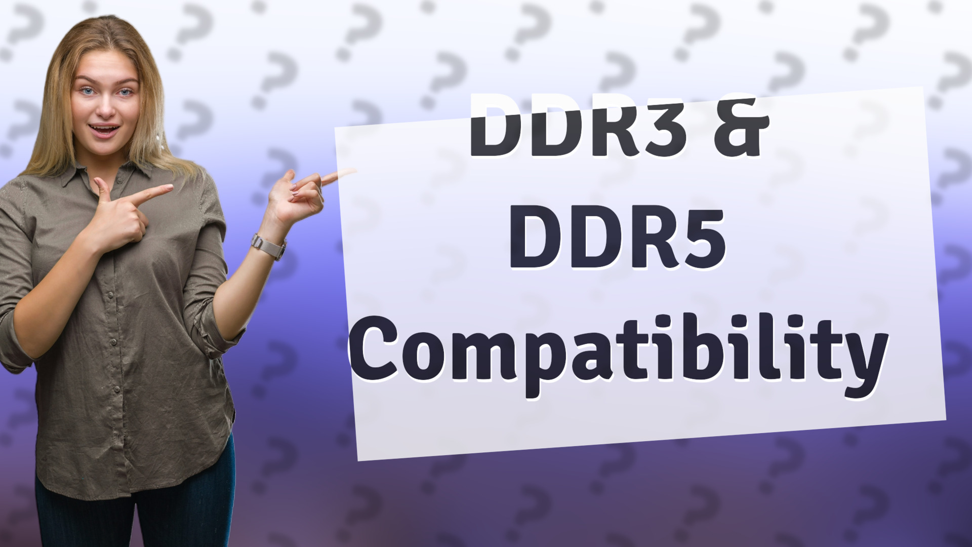 DDR3 & DDR5 Compatibility