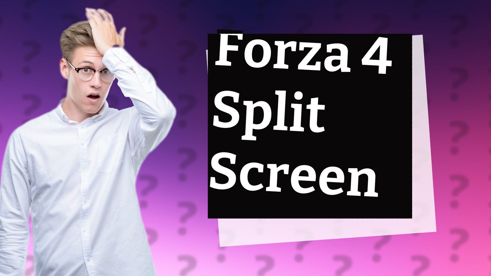 Forza 4 Split Screen