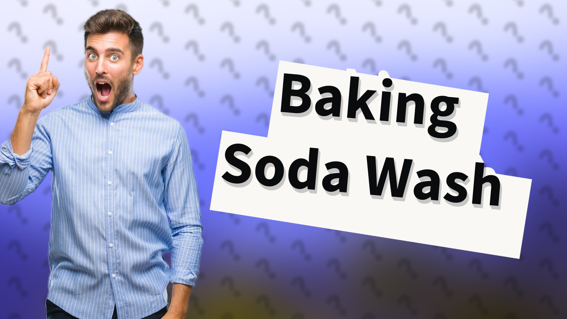 Baking Soda Wash