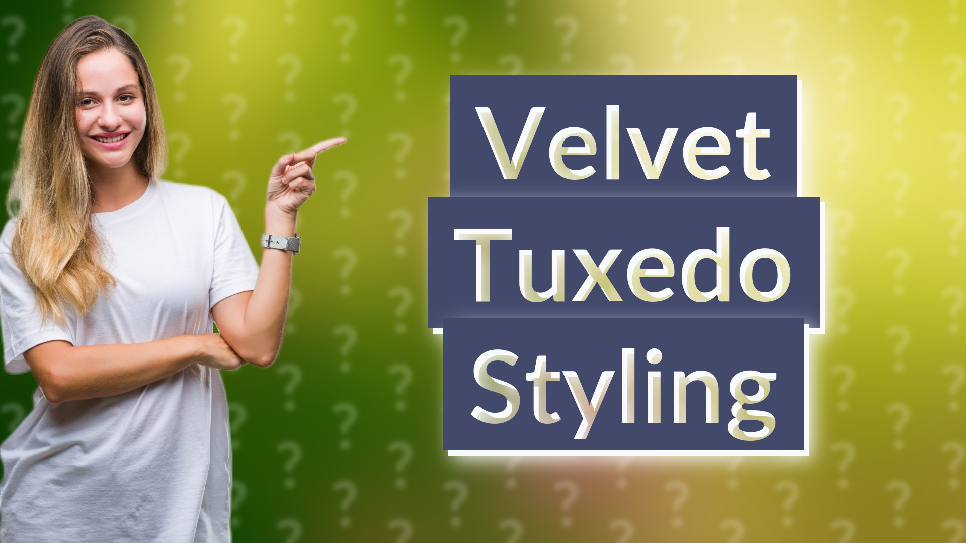 Velvet Tuxedo Styling