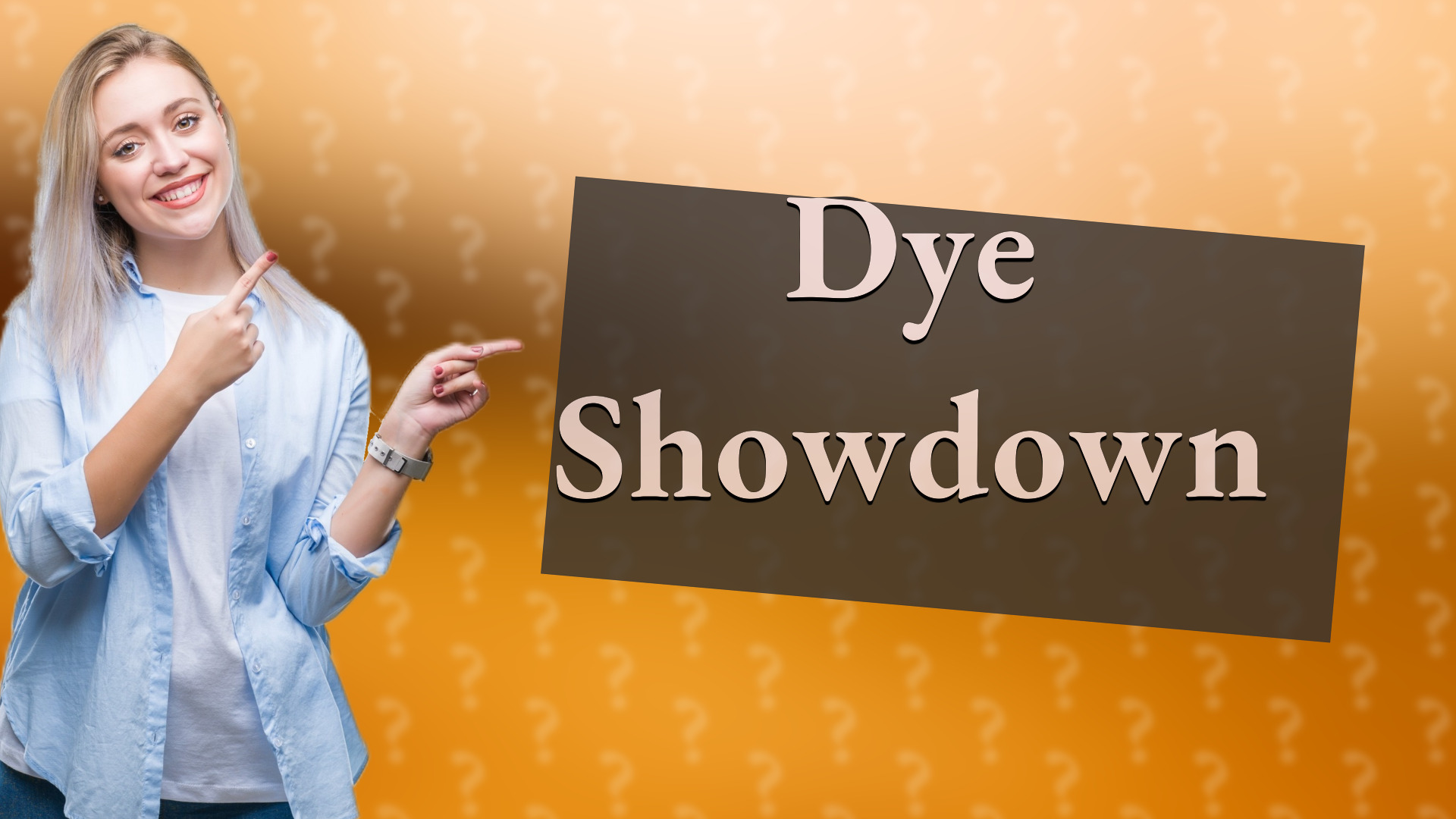 Dye Showdown