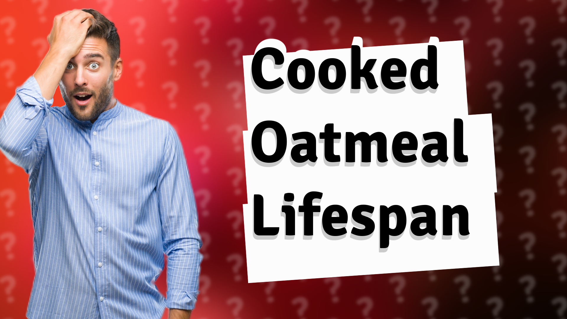 Cooked Oatmeal Lifespan