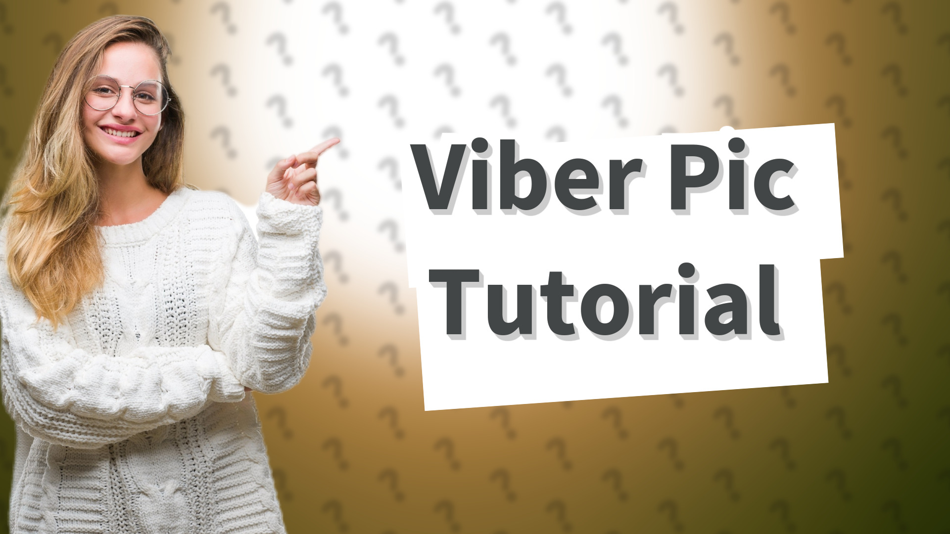 Viber Pic Tutorial