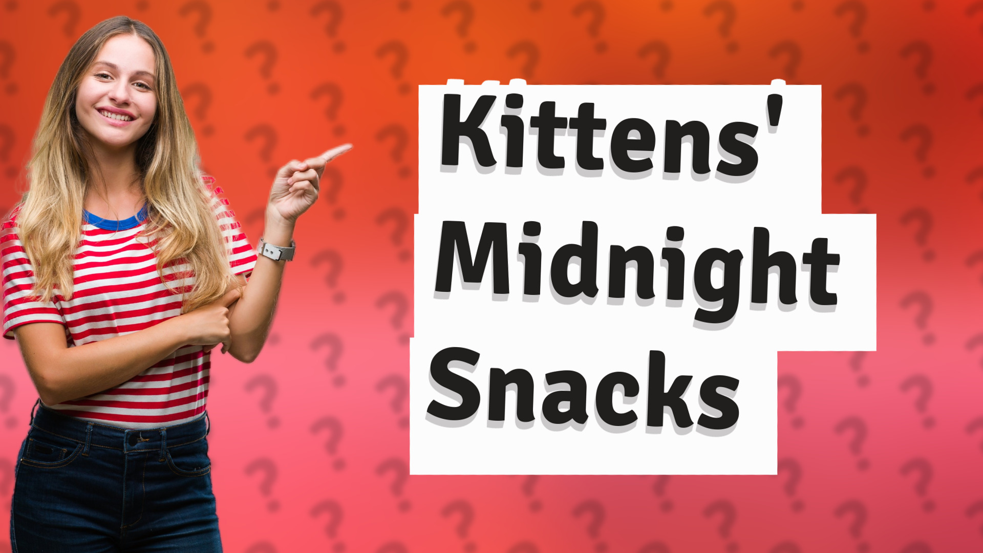 Kittens' Midnight Snacks
