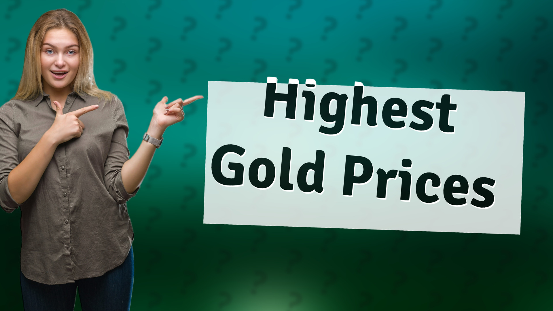 Highest Gold Prices