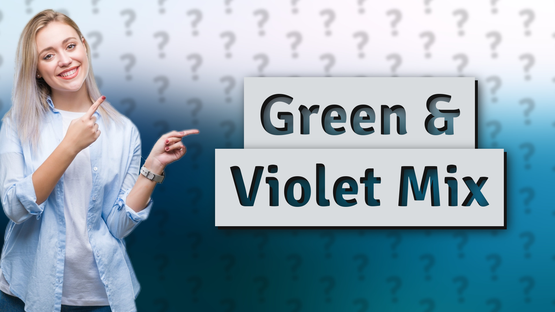 Green & Violet Mix