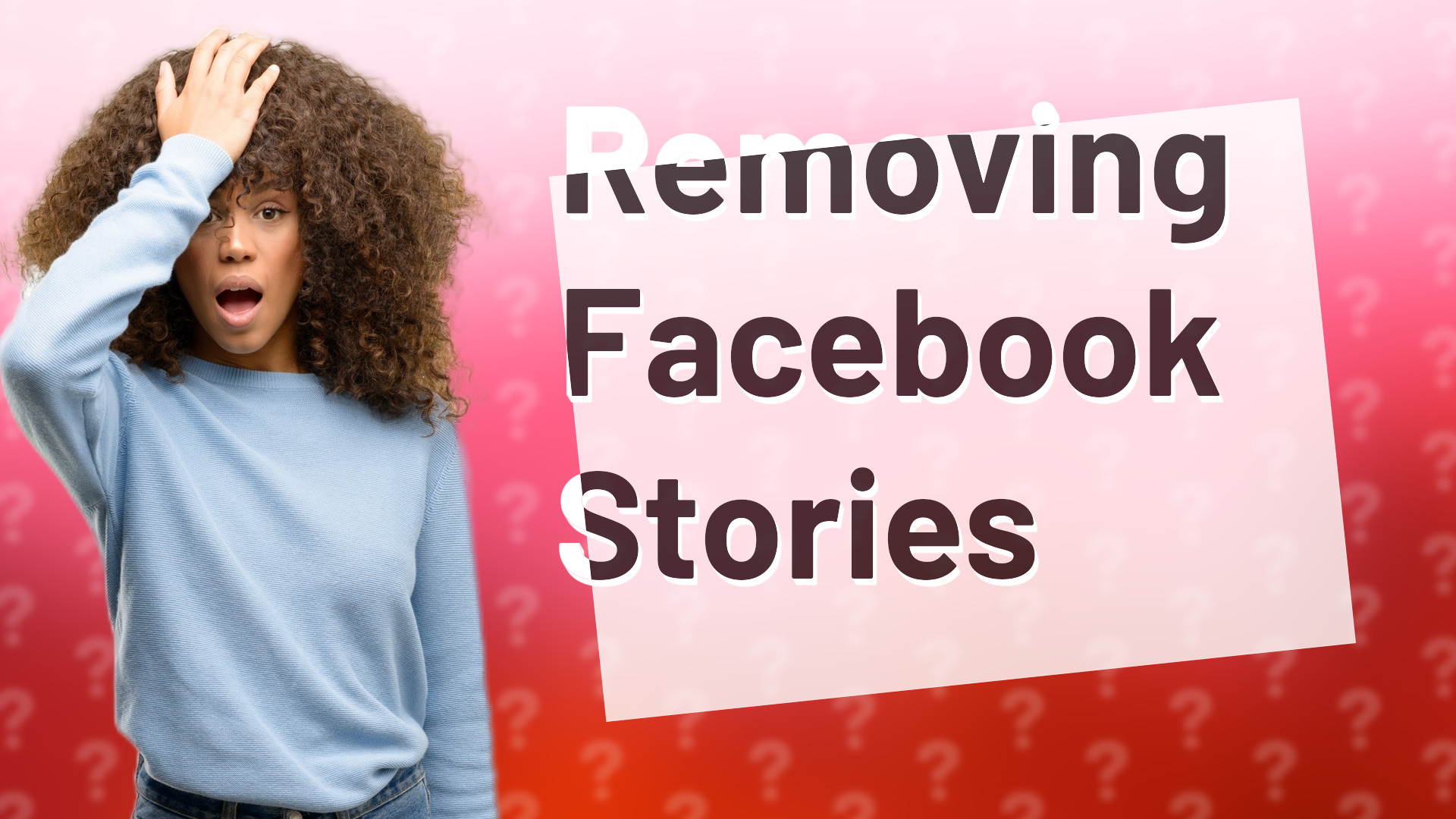 Removing Facebook Stories