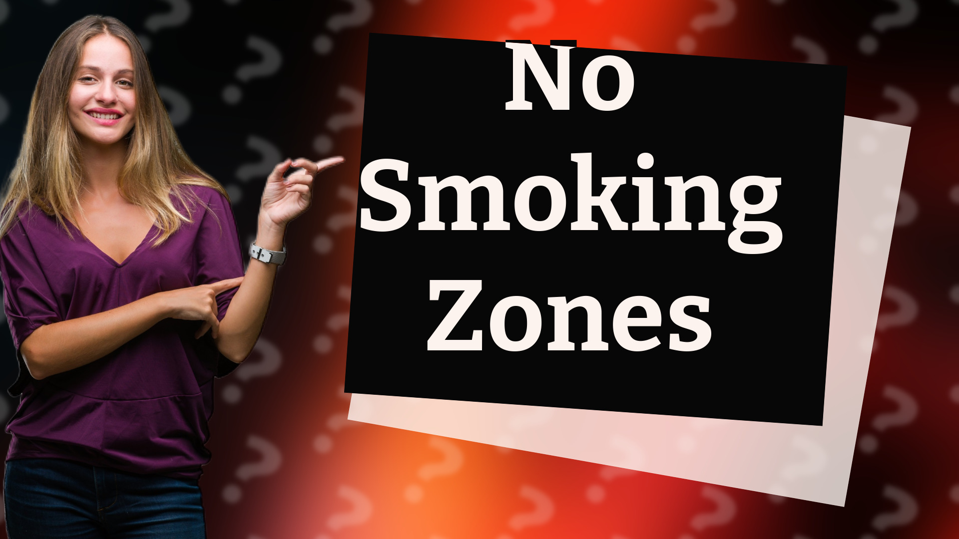No Smoking Zones