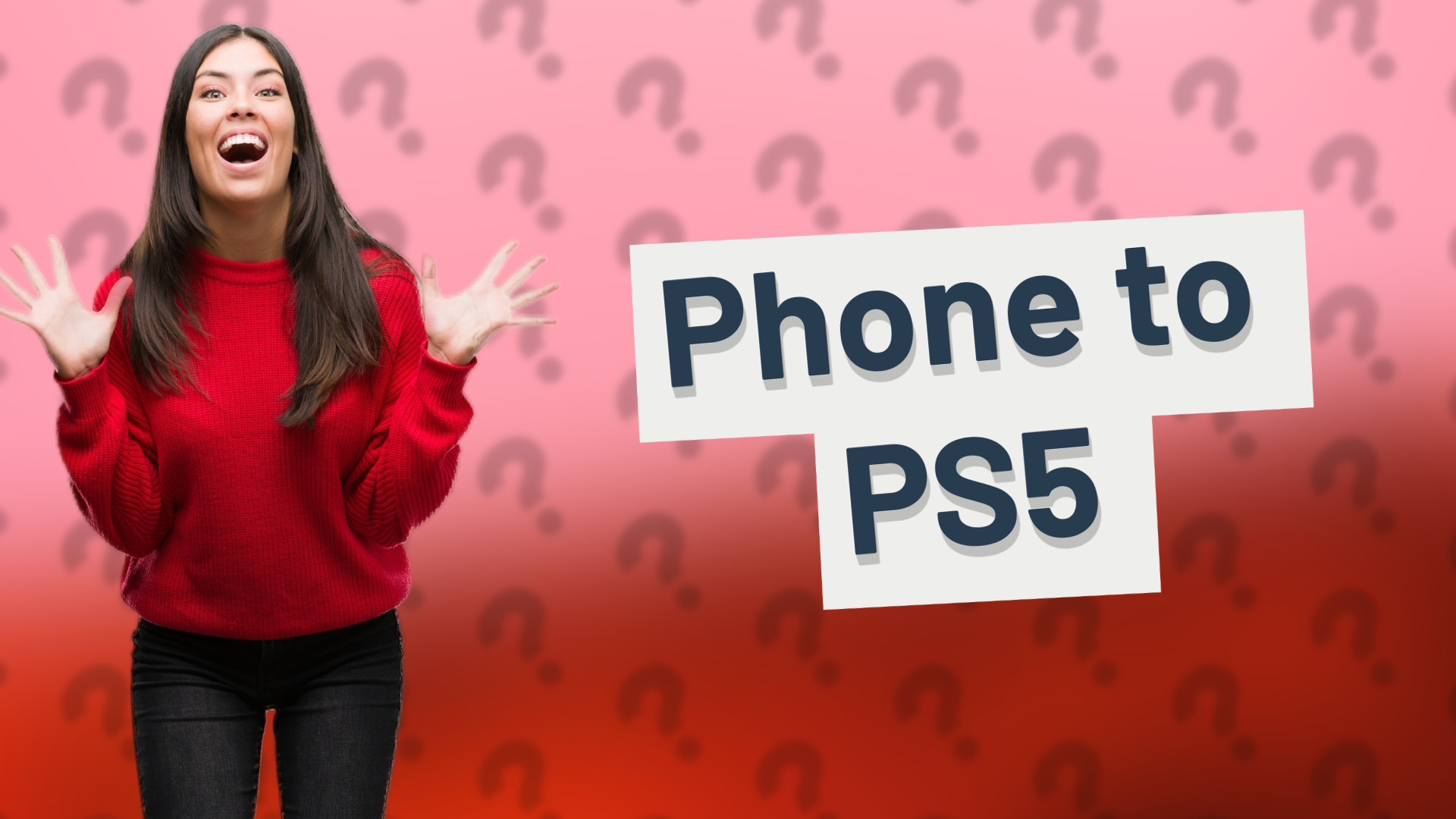 Phone to PS5