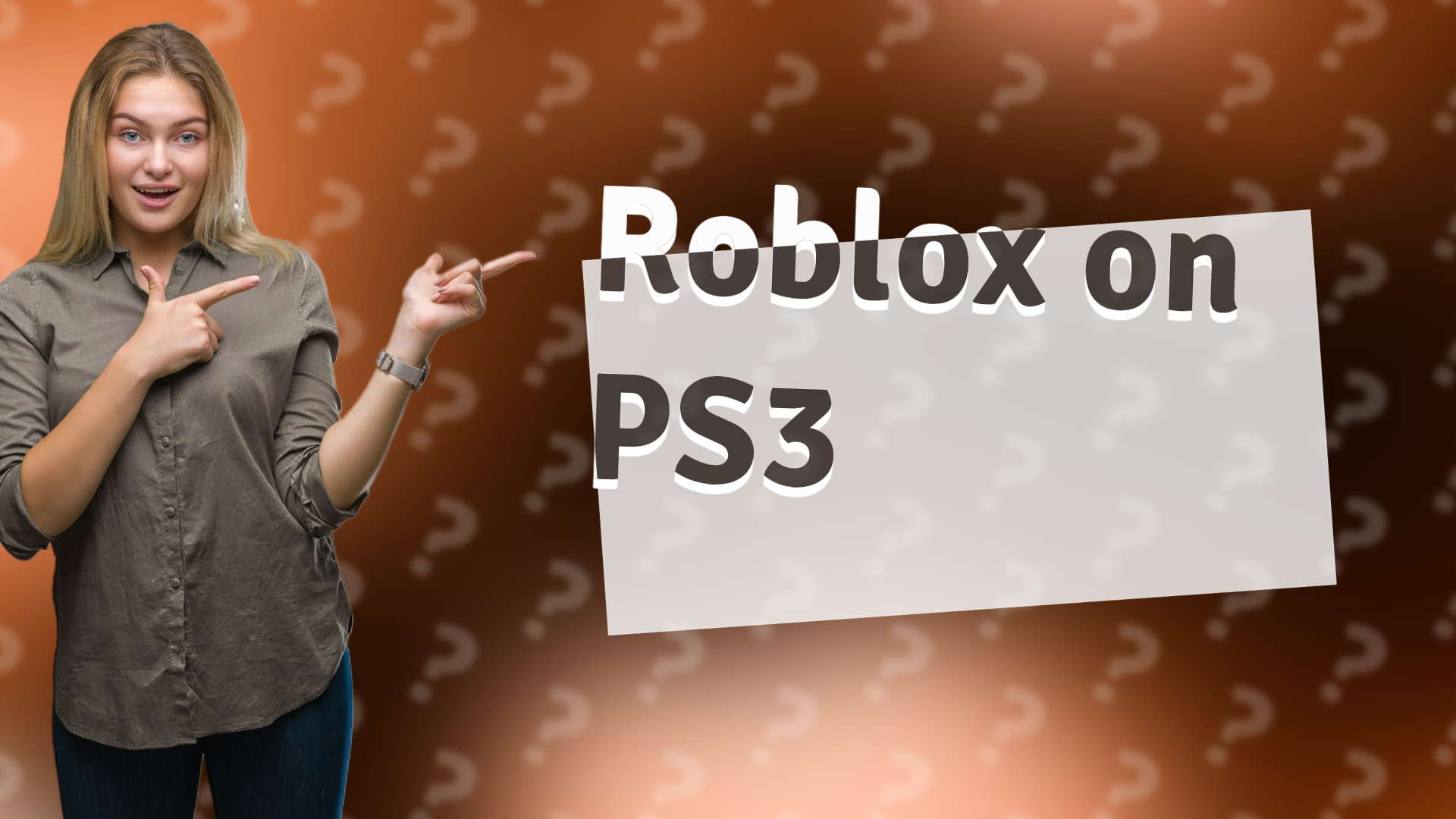 Roblox on PS3