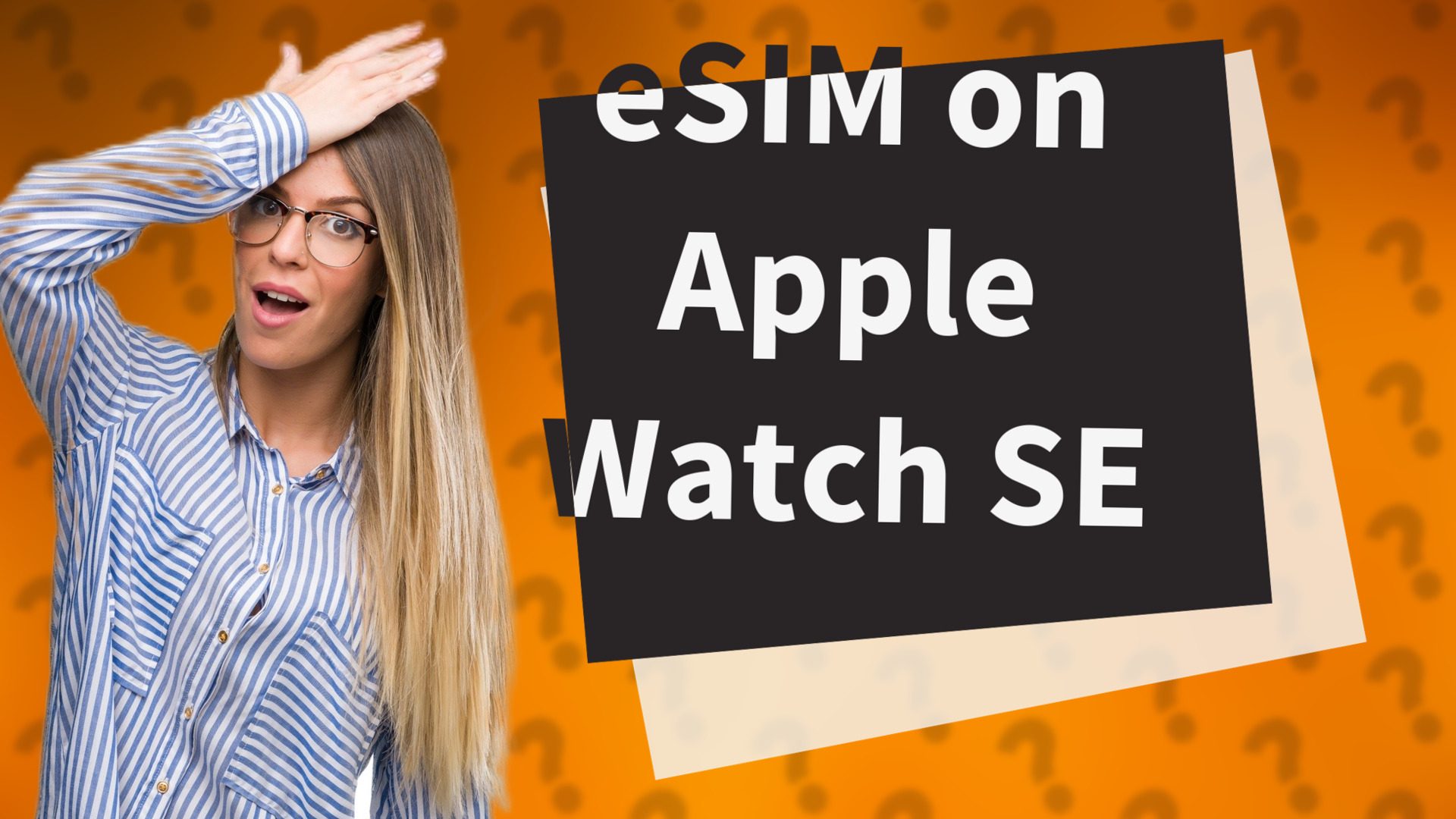 eSIM on Apple Watch SE