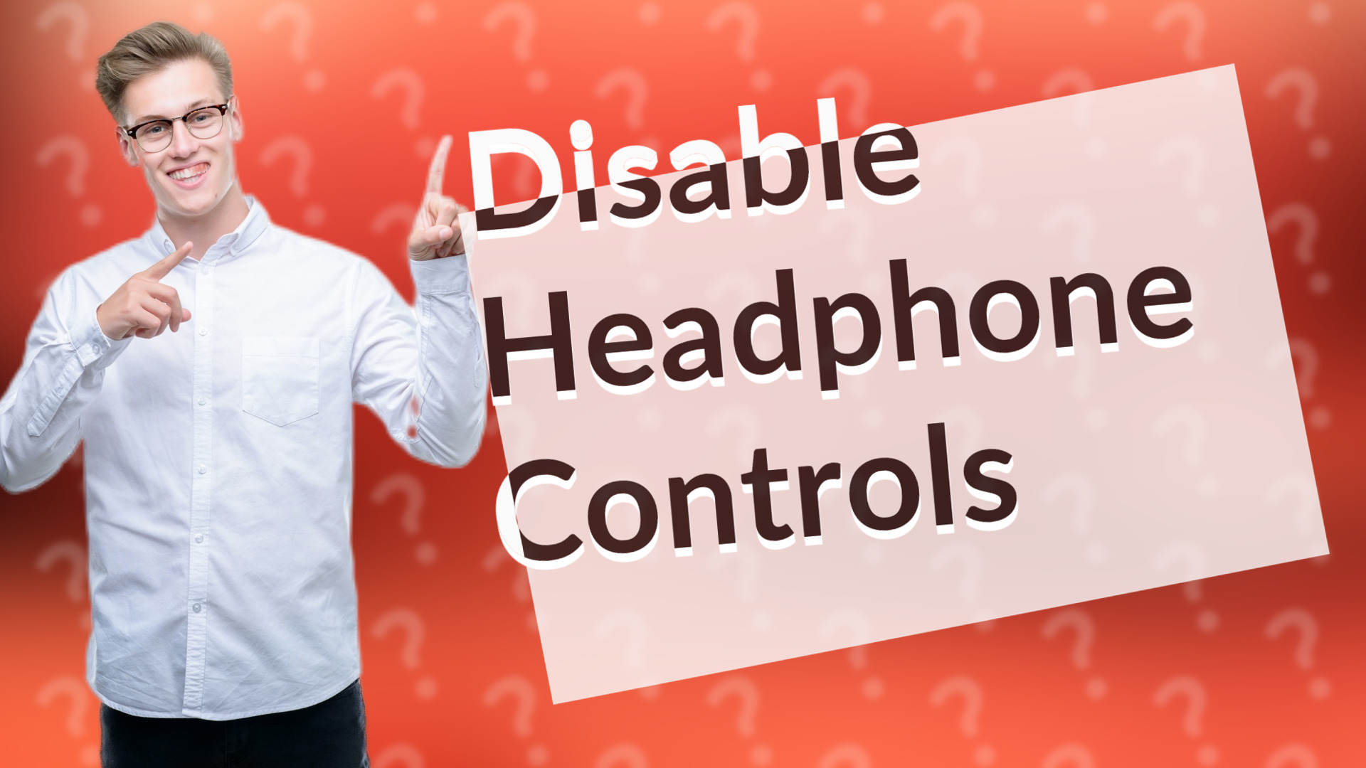 Disable Headphone Controls