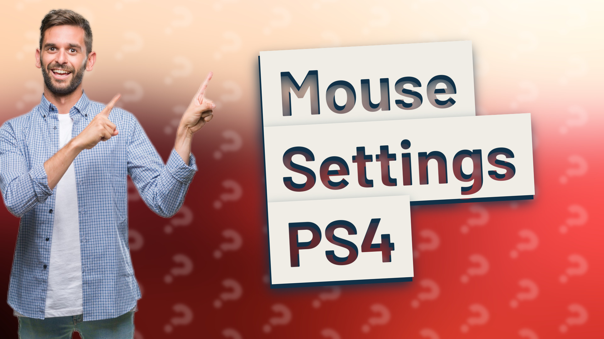 Mouse Settings PS4