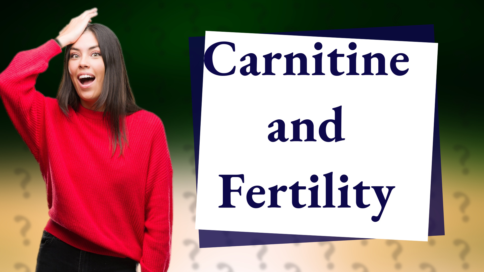 Carnitine and Fertility