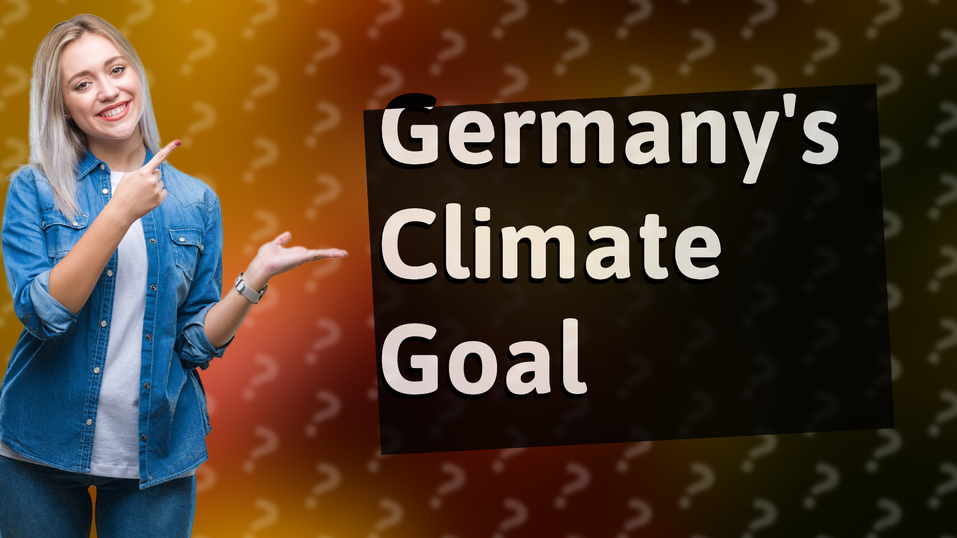 Germany's Climate Goal