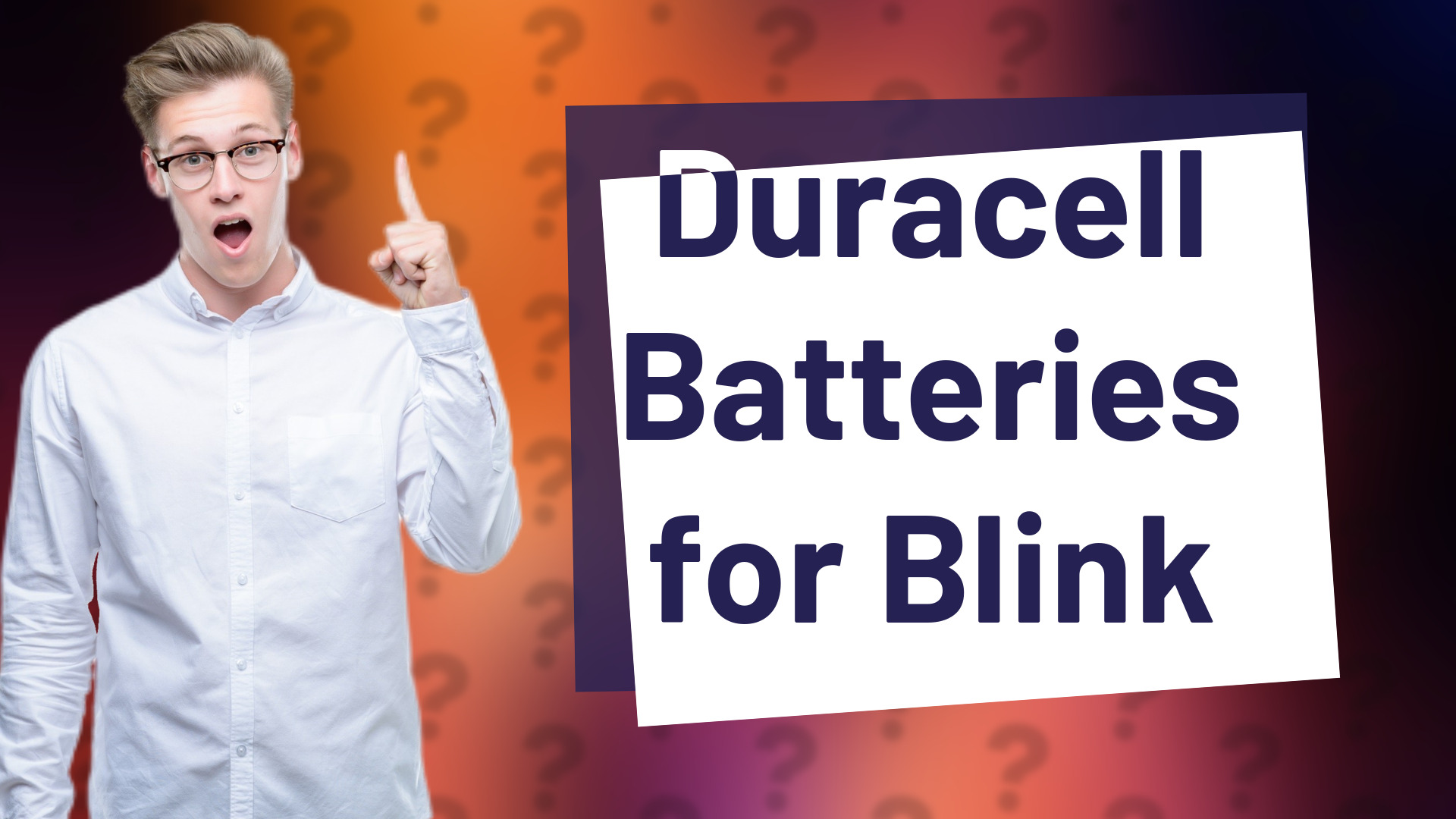 Duracell Batteries for Blink