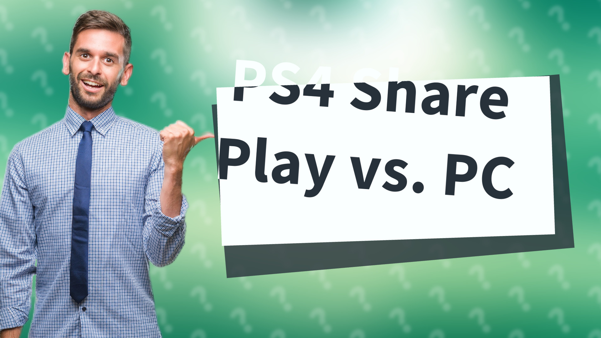 PS4 Share Play vs. PC